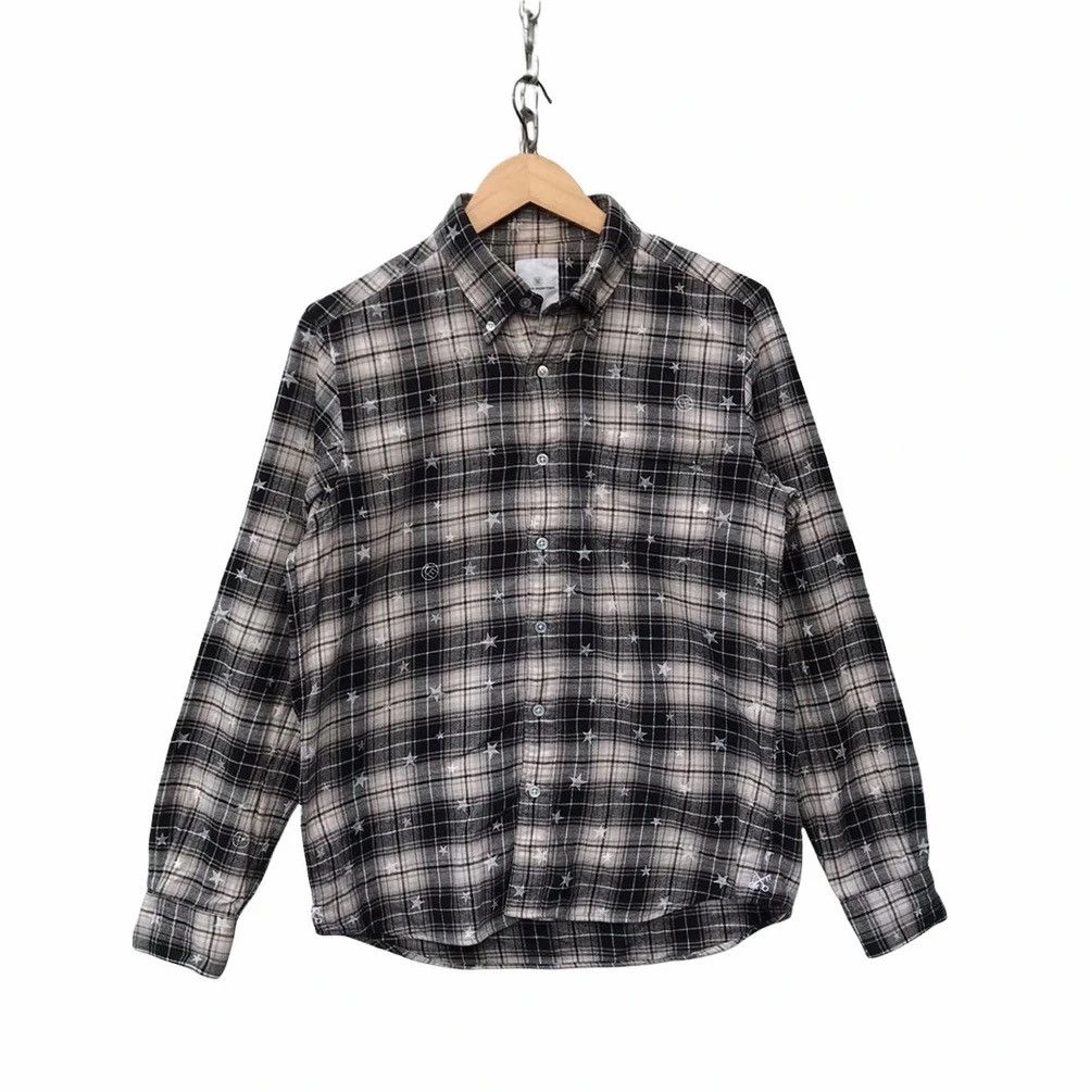 Sophnet. Sophnet Uniform Experiment Star Fragment Fullprint Button Up Size US M / EU 48-50 / 2 - 1 Thumbnail