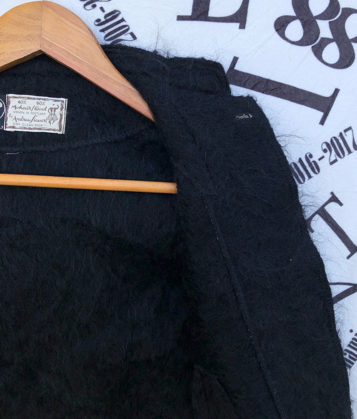 Issey Miyake 🔥Vintage Andrew Stewant Mohair Faux Fur Cardigan Size ONE SIZE - 6 Thumbnail