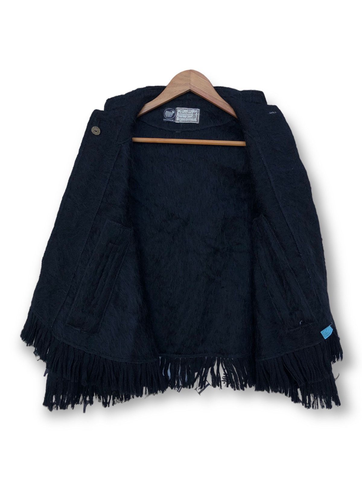 Issey Miyake 🔥Vintage Andrew Stewant Mohair Faux Fur Cardigan Size ONE SIZE - 3 Thumbnail
