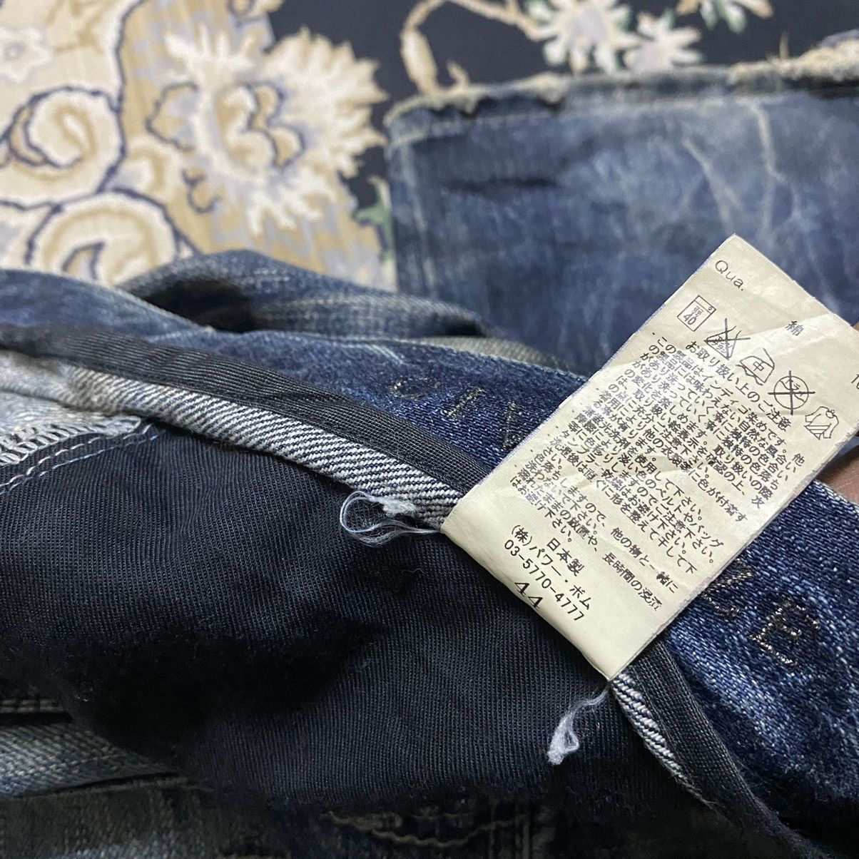 CIVARIZE Civarize Distressed Denim Mudwash Jeans Made in Japan Size US 31 - 17 Thumbnail