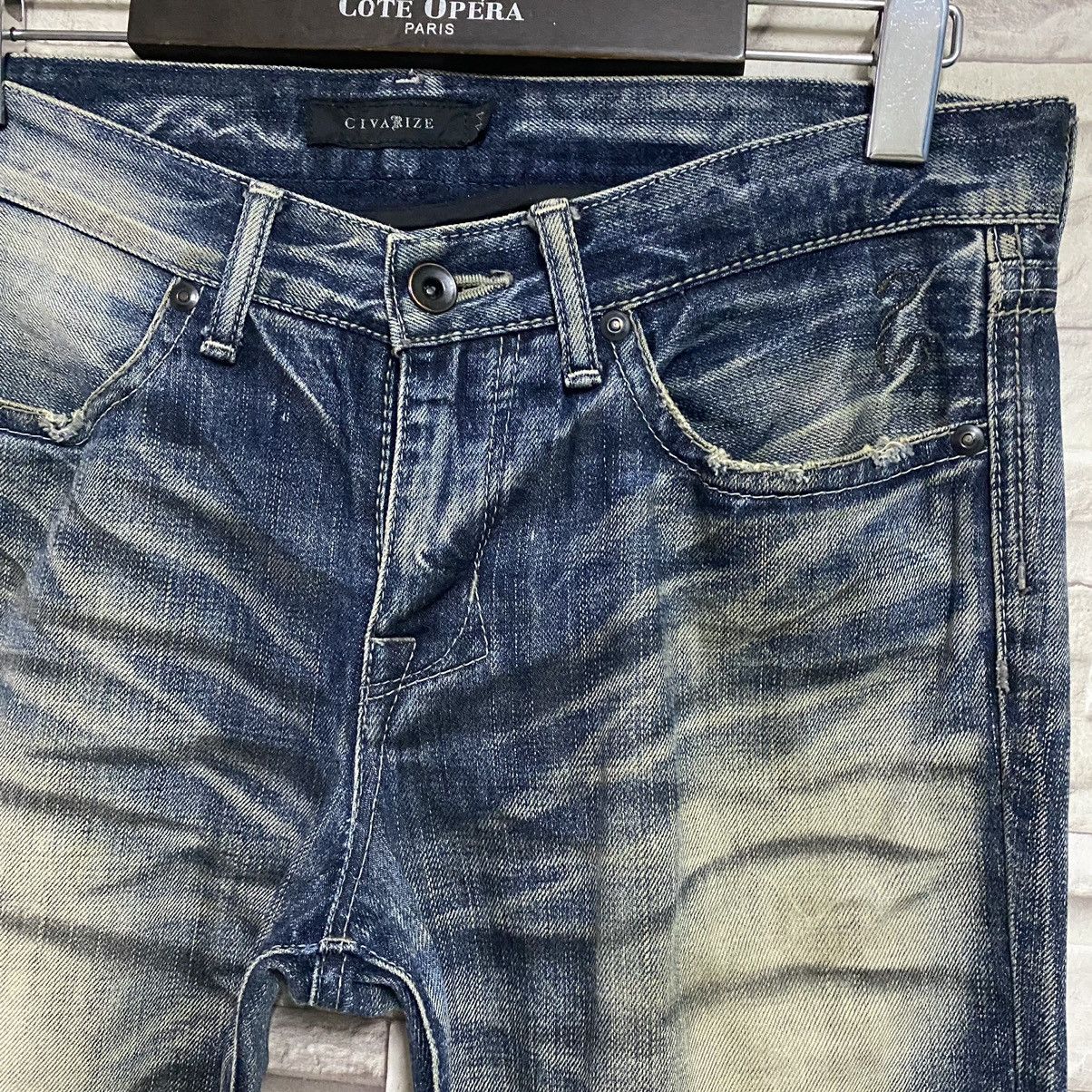 CIVARIZE Civarize Distressed Denim Mudwash Jeans Made in Japan Size US 31 - 8 Thumbnail