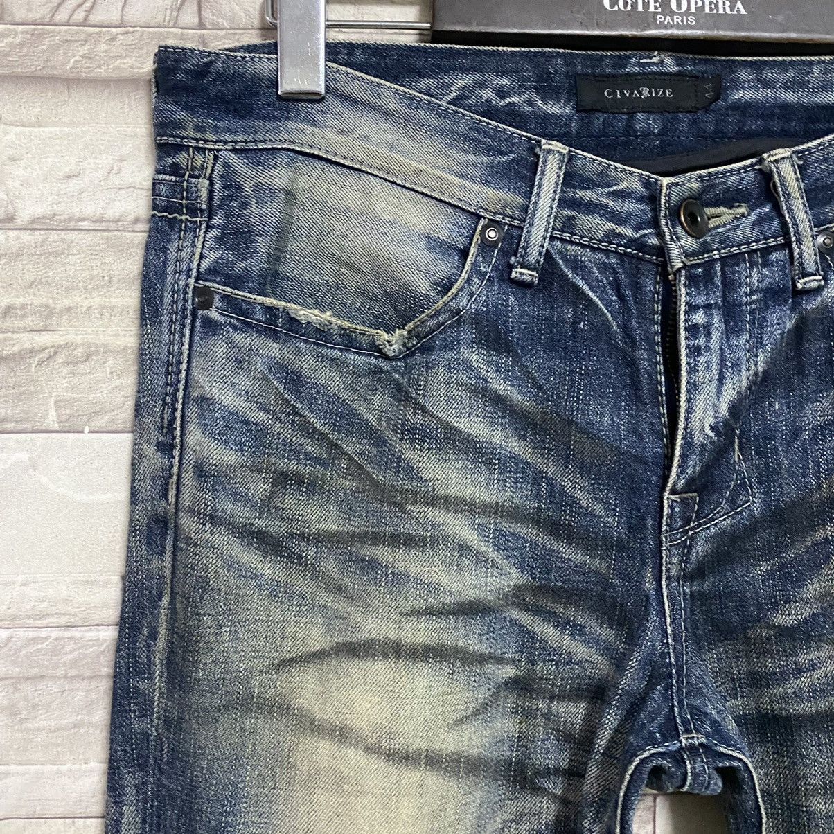 CIVARIZE Civarize Distressed Denim Mudwash Jeans Made in Japan Size US 31 - 7 Thumbnail