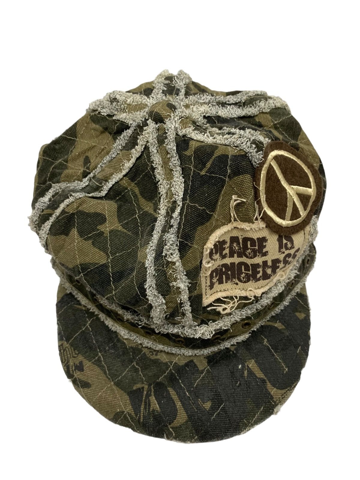 Vintage RARE ‼️ Peace Is Priceless Distressed Newboys Hats Size ONE SIZE - 5 Thumbnail