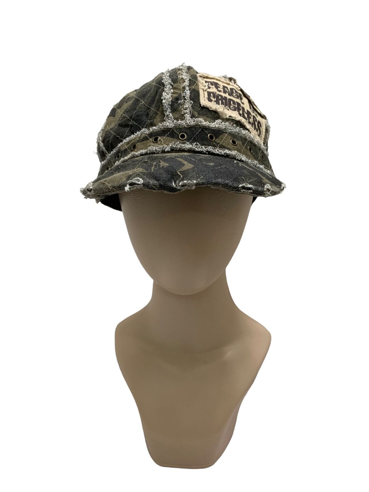 Vintage RARE ‼️ Peace Is Priceless Distressed Newboys Hats Size ONE SIZE - 2 Thumbnail