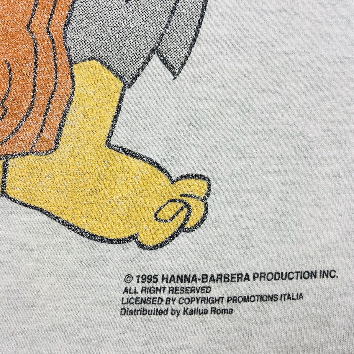 Cartoon Network 1995 FLINT STONES TOP SECRET SINGLE STITCH TEE - № 373 Size US L / EU 52-54 / 3 - 5 Thumbnail