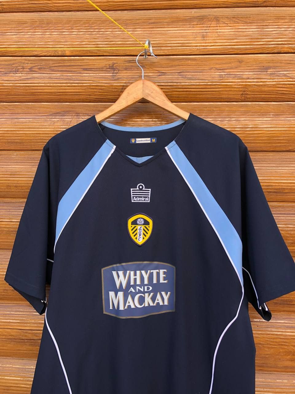 Vintage LEEDS UNITED AWAY FOOTBALL SHIRT SOCCER JERSEY ADMIRAL Size US M / EU 48-50 / 2 - 2 Thumbnail