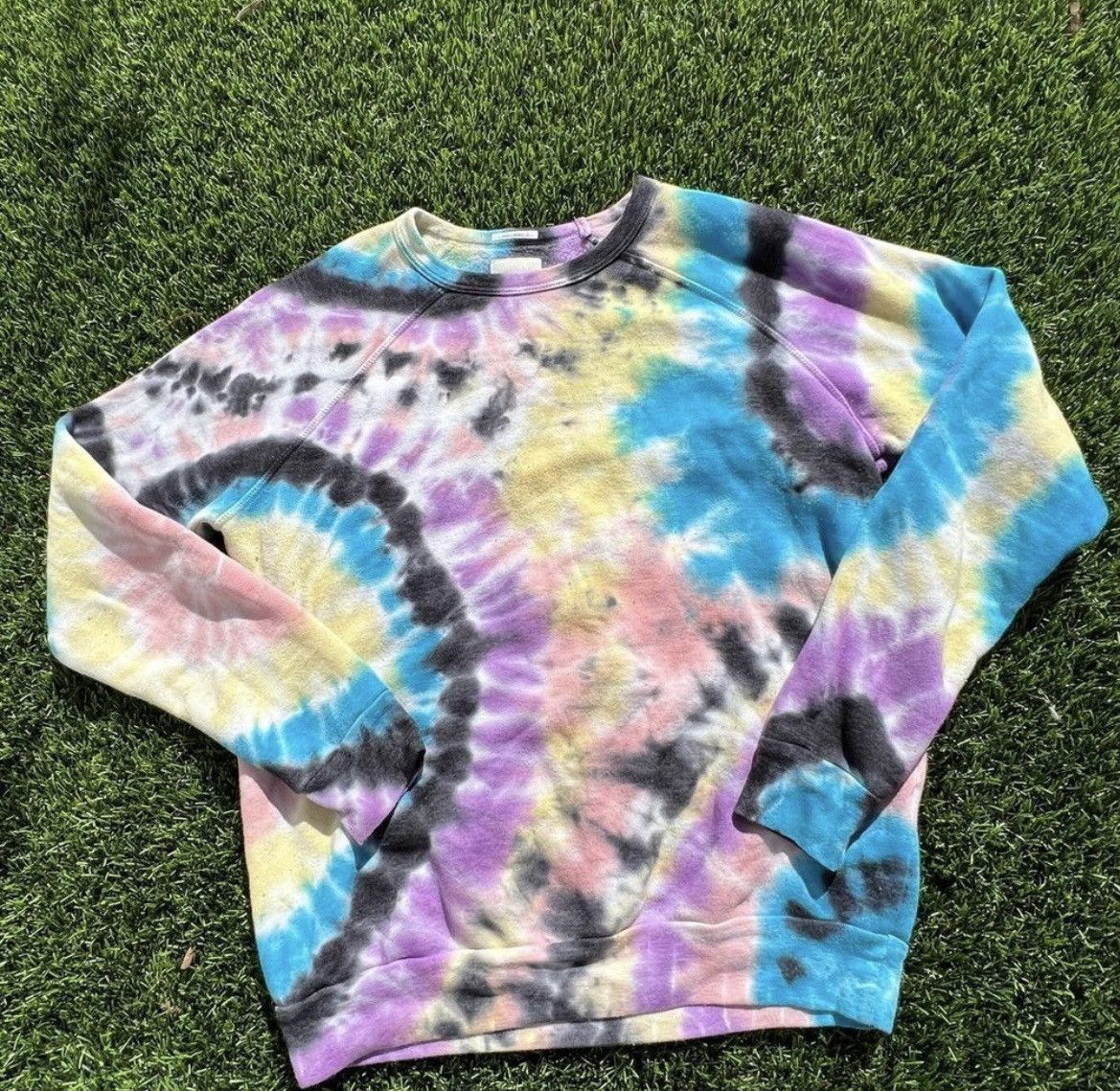 Mother denim tie dye sweatshirt sale