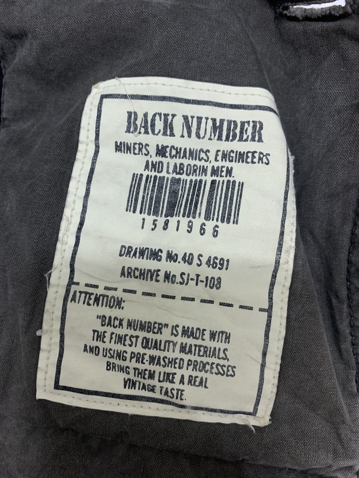 Designer × Japanese Brand × Vintage Vintage Back Number Double Breasted Jacket Size US M / EU 48-50 / 2 - 12 Thumbnail