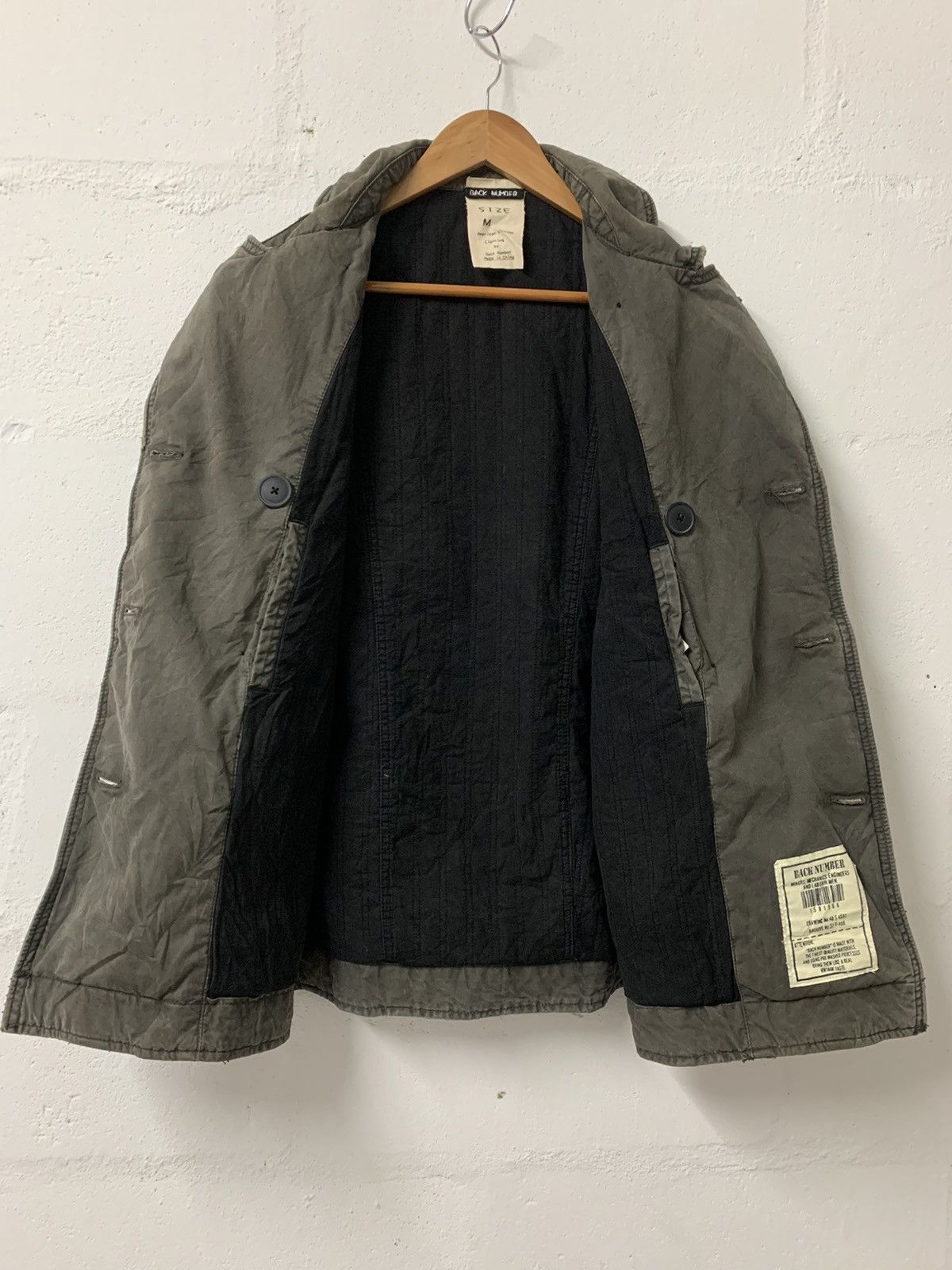 Designer × Japanese Brand × Vintage Vintage Back Number Double Breasted Jacket Size US M / EU 48-50 / 2 - 8 Thumbnail