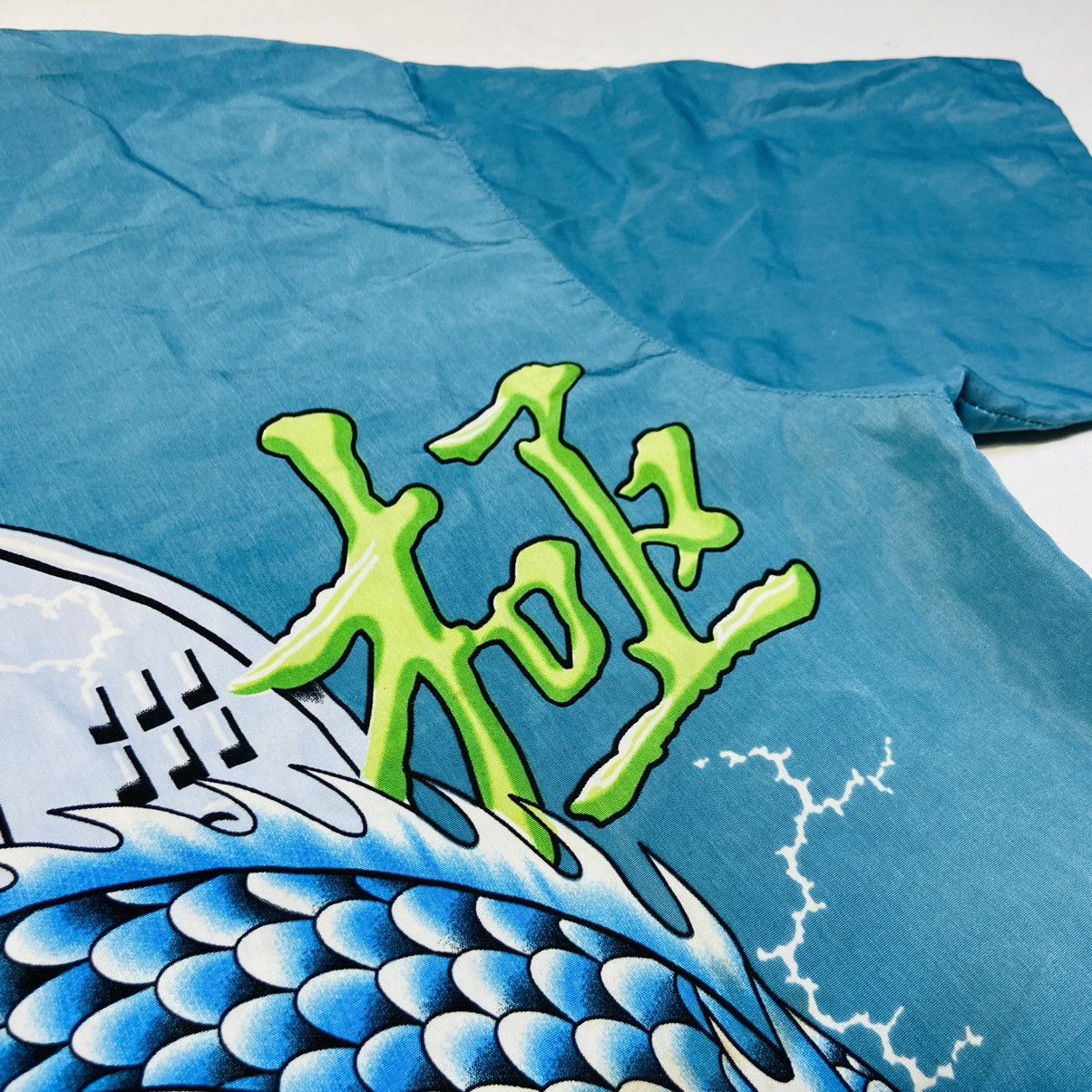 Japanese Brand 1990s JAPAN DRAGON OVERPRINTED RARE SHIRT - № 276 Size US XL / EU 56 / 4 - 5 Thumbnail
