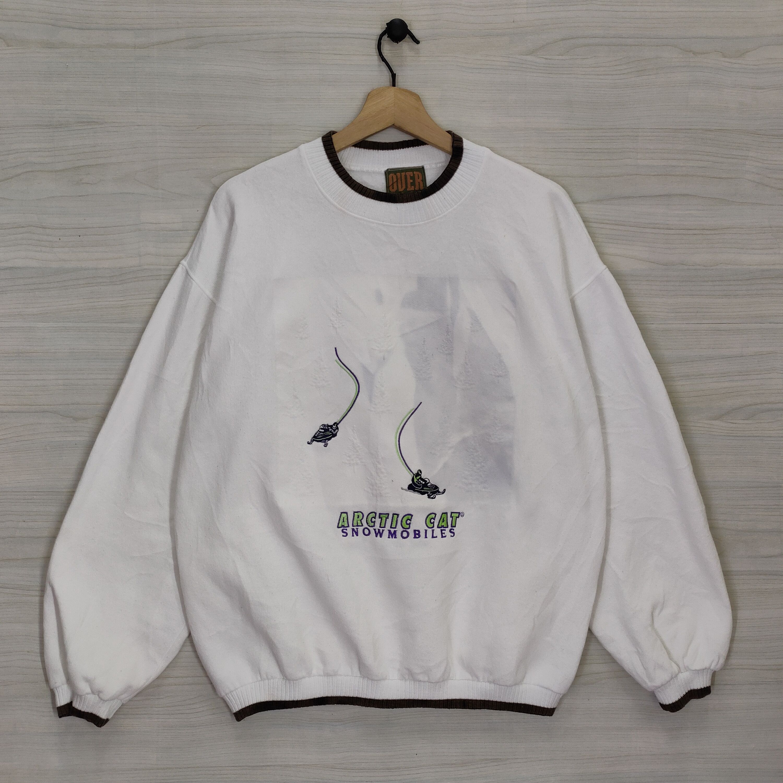 Vintage Arctic Cat Snowmobile 1/4 Zip Sweatshirt Vintage Arctic Cat Snowmobile 1/4 Zip Sweatshirt