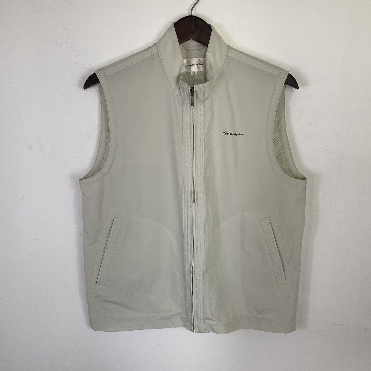 Kansai Yamamoto 🔥Vintage Kansai Yamamoto Zipper Summer Vest Size US M / EU 48-50 / 2 - 1 Thumbnail