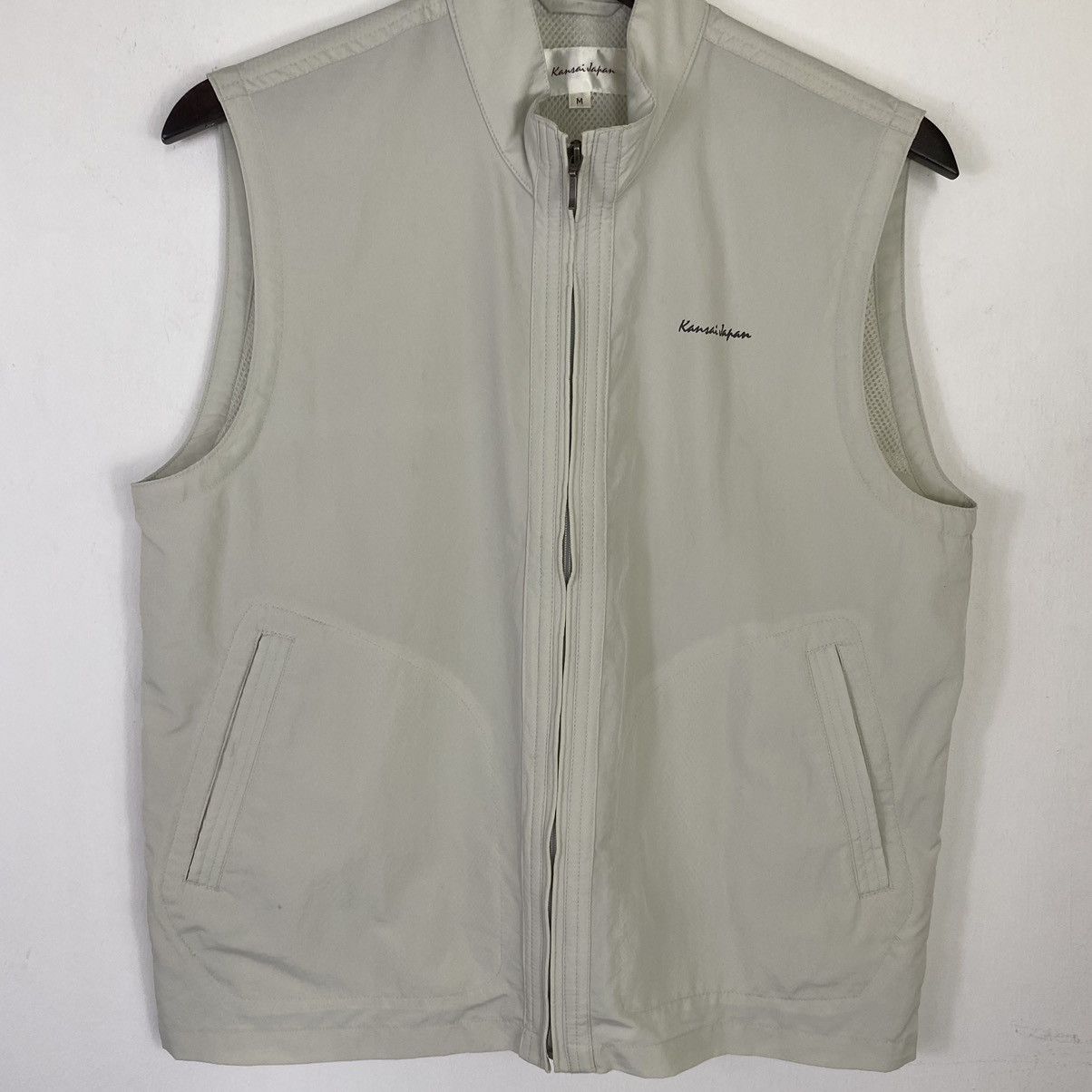 Kansai Yamamoto 🔥Vintage Kansai Yamamoto Zipper Summer Vest Size US M / EU 48-50 / 2 - 2 Thumbnail