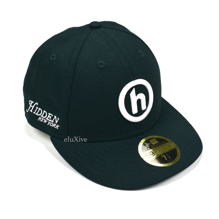 HIDDEN Hidden NY Dark Green H Logo New Era Fitted Hat 7 3/8 | Grailed