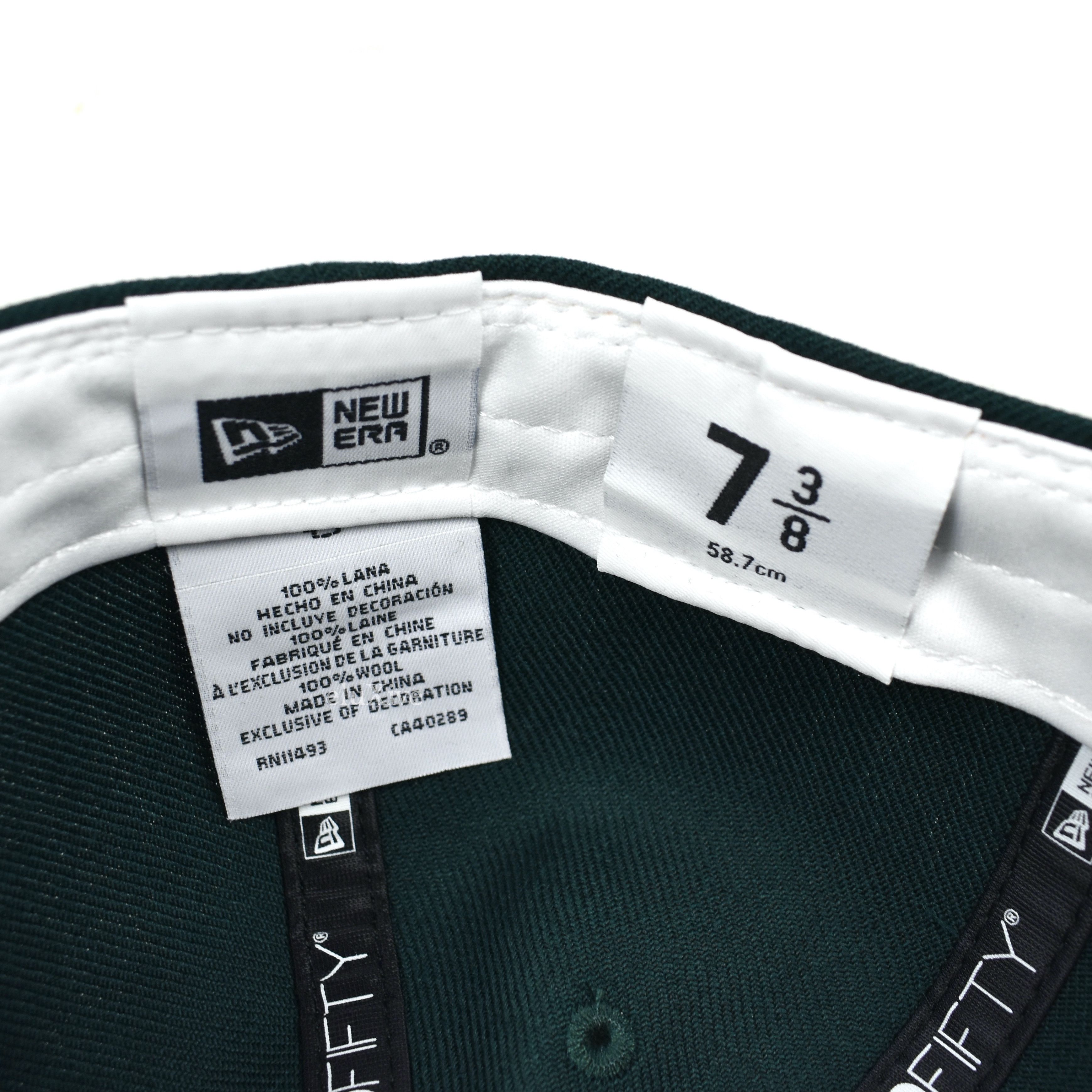 HIDDEN Hidden NY Dark Green H Logo New Era Fitted Hat 7 3/8 | Grailed