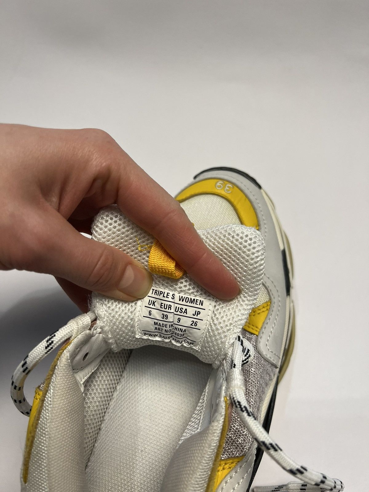 Balenciaga Balenciaga Triple S Yellow White W Size US 9 / IT 39 - 11 Thumbnail