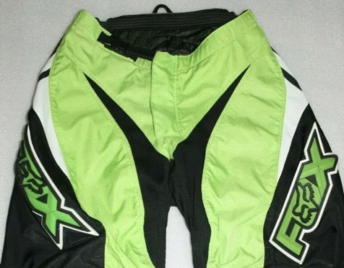 Fox Racing Fox Pants 180 Racing Size 30 Green Black White💚🖤🤍💚🖤🤍 Size US 30 / EU 46 - 2 Thumbnail