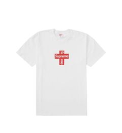 Cross Box Logo T Shirt White L | Grailed