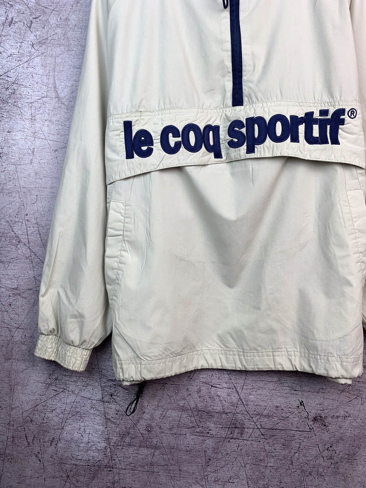Le Coq Sportif Le Coq Sportif Vintage Anorak Ligt Jacket Size US L / EU 52-54 / 3 - 3 Thumbnail
