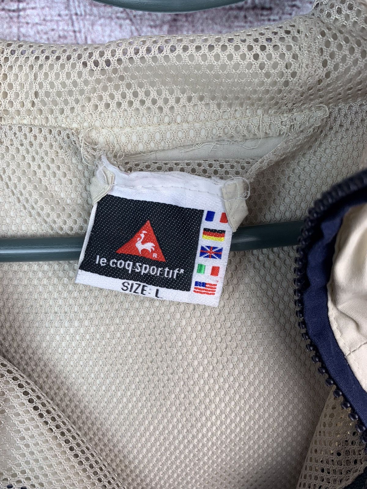 Le Coq Sportif Le Coq Sportif Vintage Anorak Ligt Jacket Size US L / EU 52-54 / 3 - 10 Thumbnail