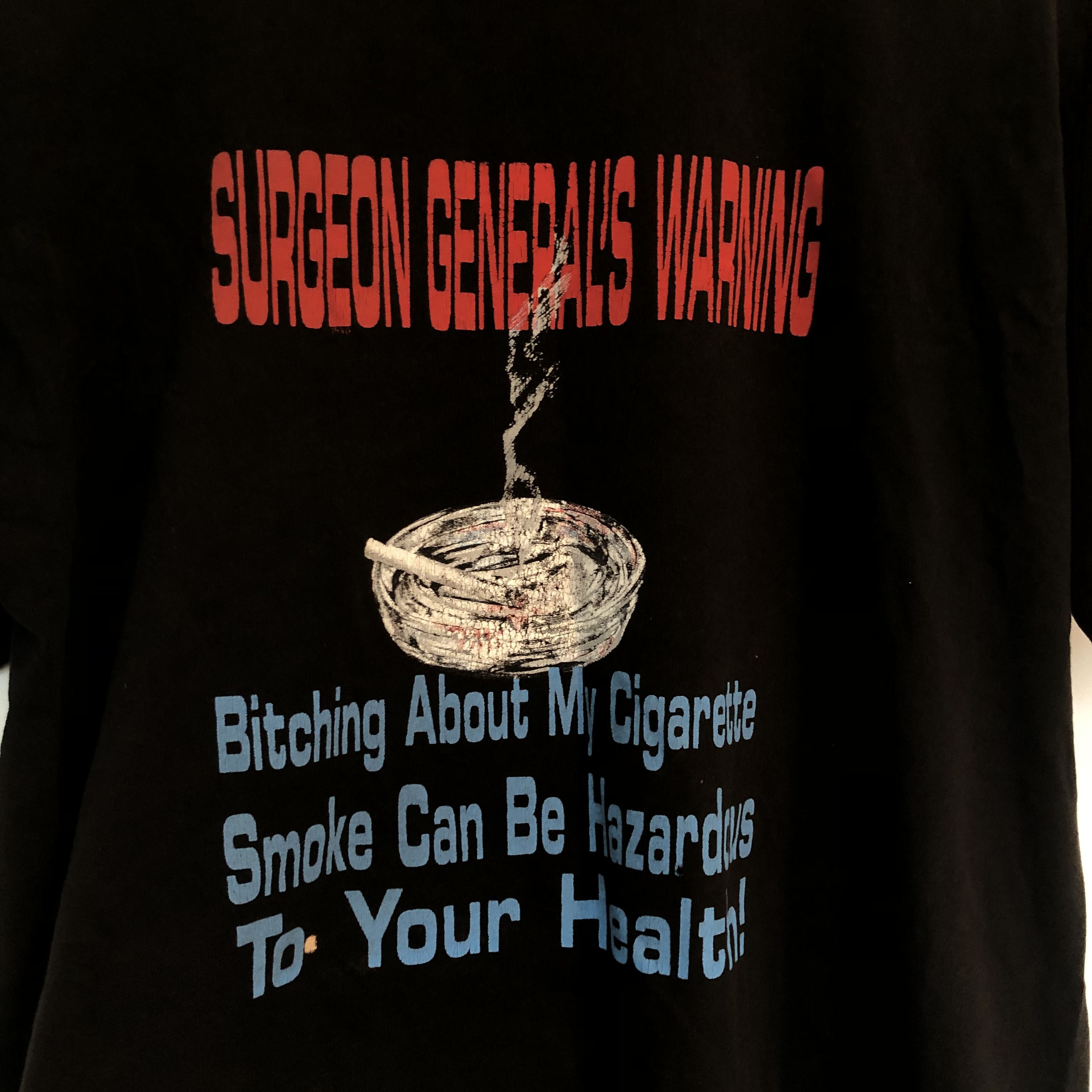 Vintage Vintage Smokers / Surgeons General Warning Tee Size US L / EU 52-54 / 3 - 2 Thumbnail