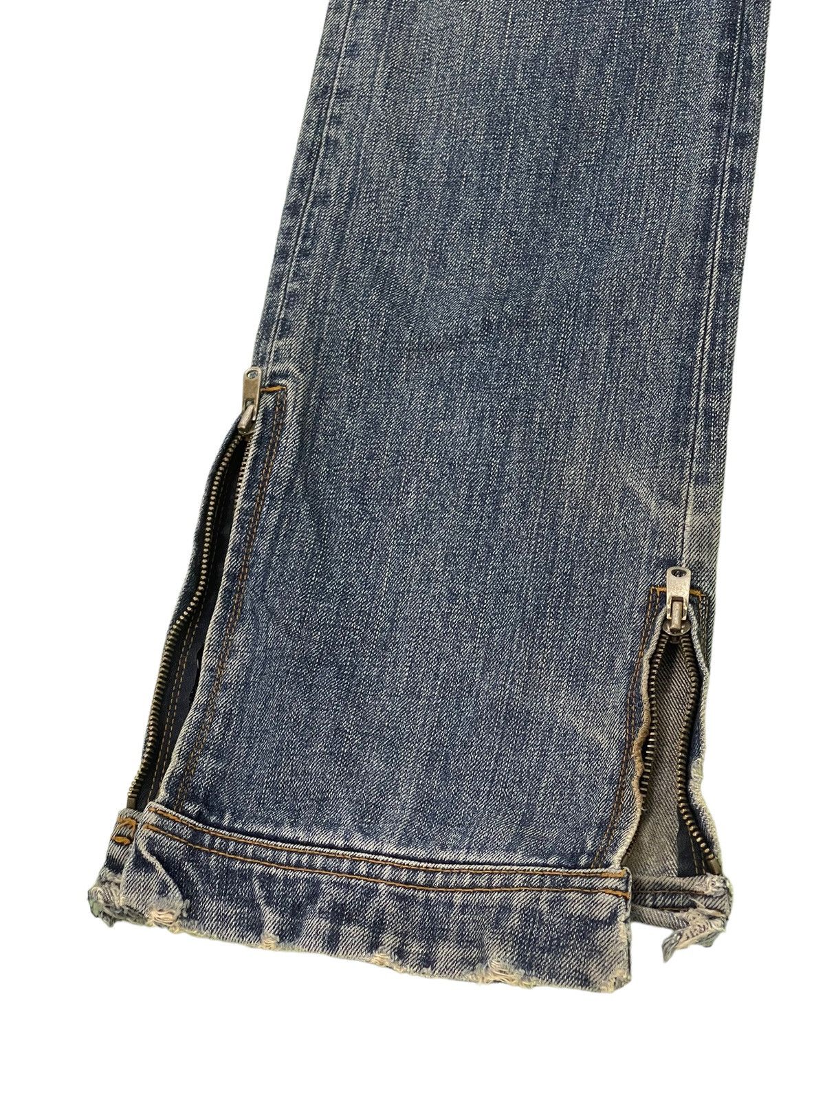 Japanese Brand × Tornado Mart Flare Jeans Rico Japan Low Rise Boot Cut Zipped 40🟦 Size US 32 / EU 48 - 5 Thumbnail