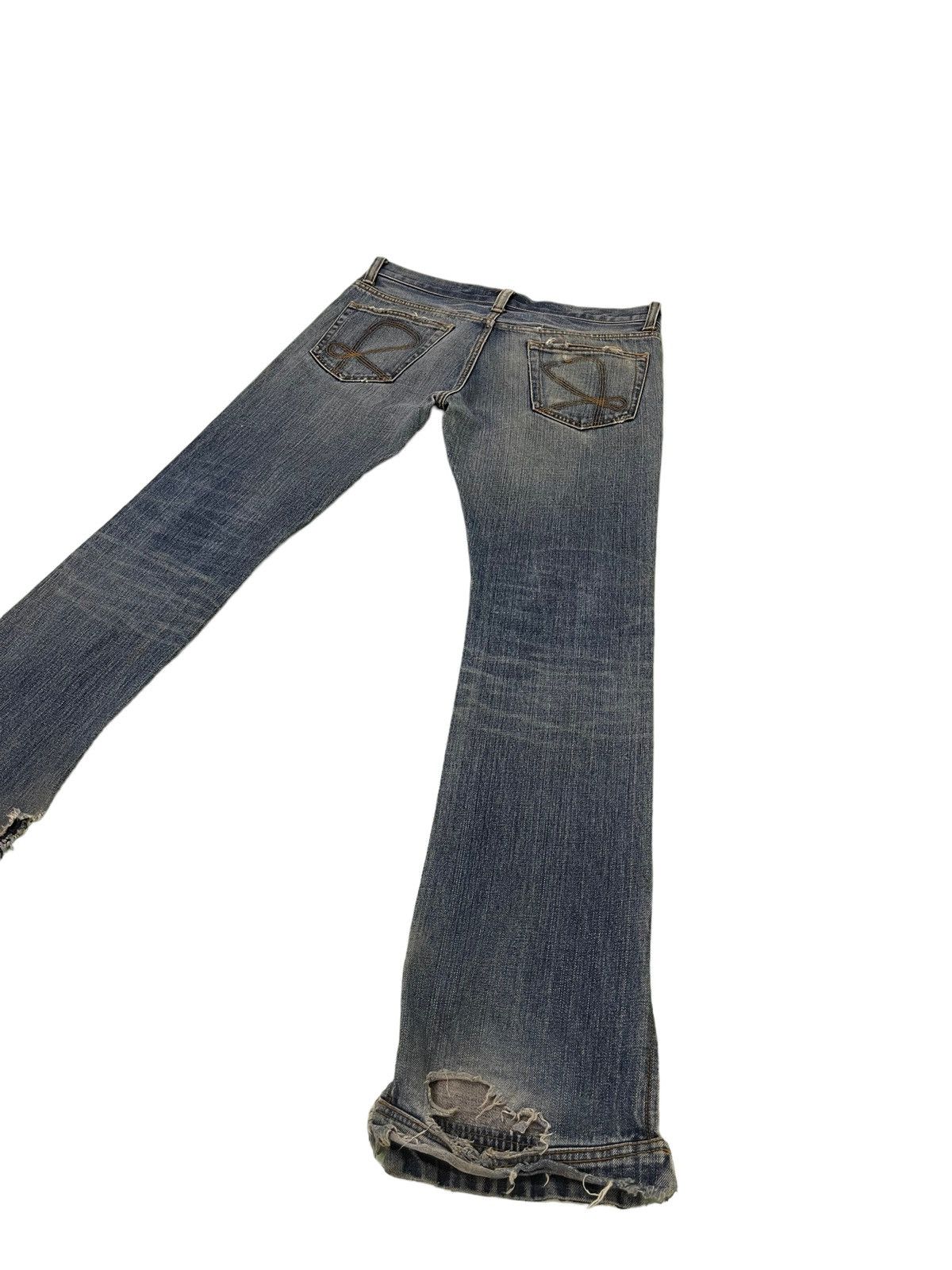 Japanese Brand × Tornado Mart Flare Jeans Rico Japan Low Rise Boot Cut Zipped 40🟦 Size US 32 / EU 48 - 18 Thumbnail