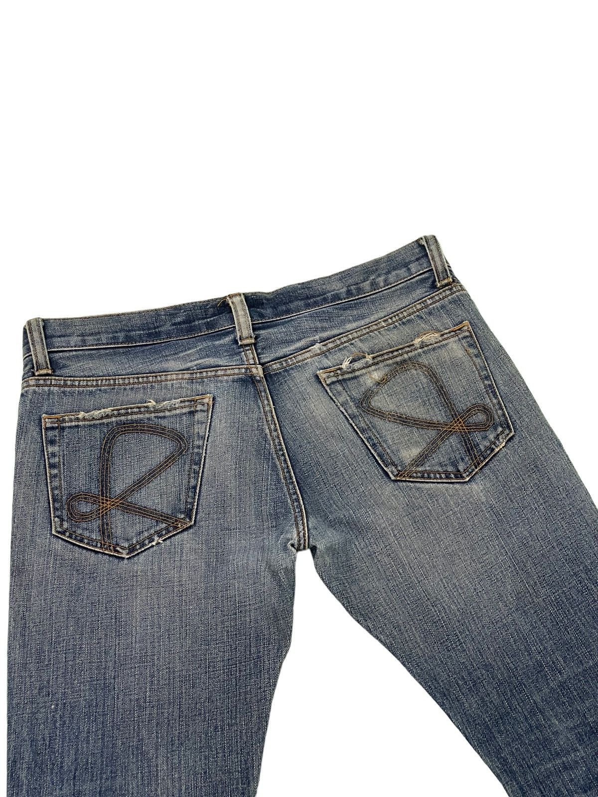 Japanese Brand × Tornado Mart Flare Jeans Rico Japan Low Rise Boot Cut Zipped 40🟦 Size US 32 / EU 48 - 23 Thumbnail