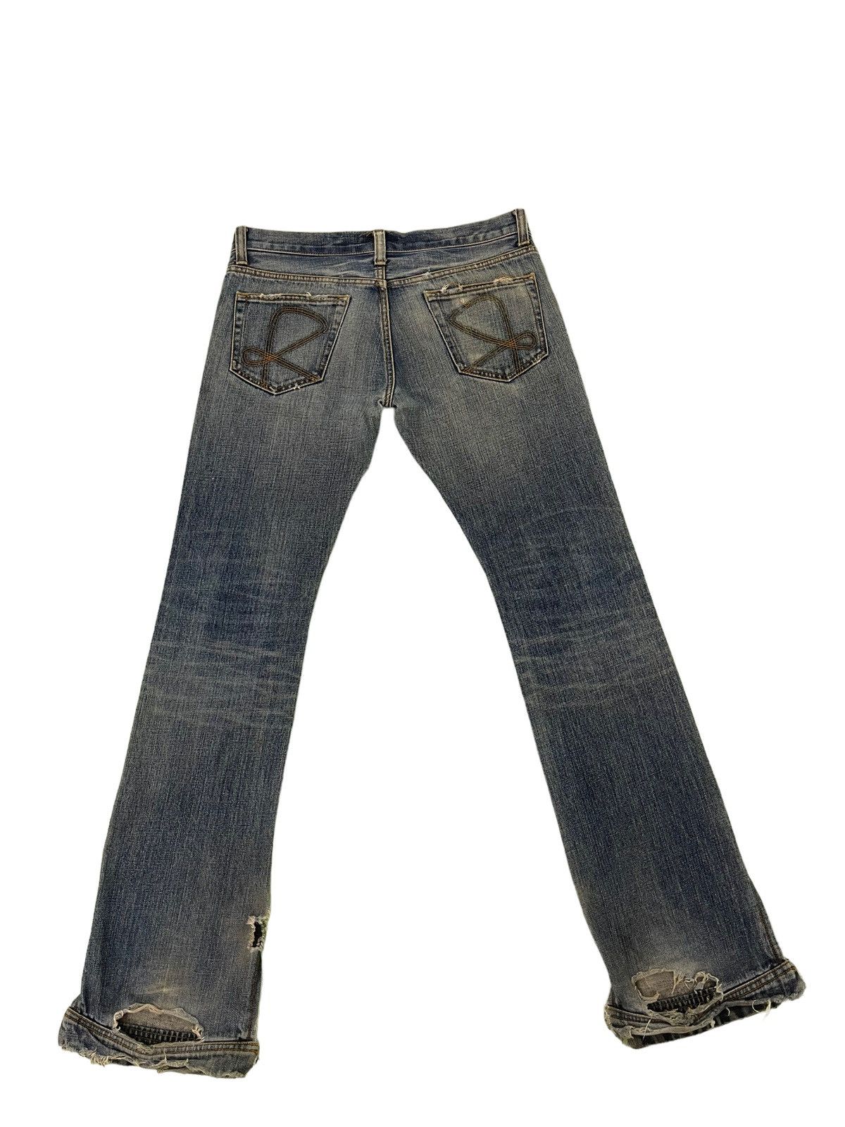 Japanese Brand × Tornado Mart Flare Jeans Rico Japan Low Rise Boot Cut Zipped 40🟦 Size US 32 / EU 48 - 16 Thumbnail