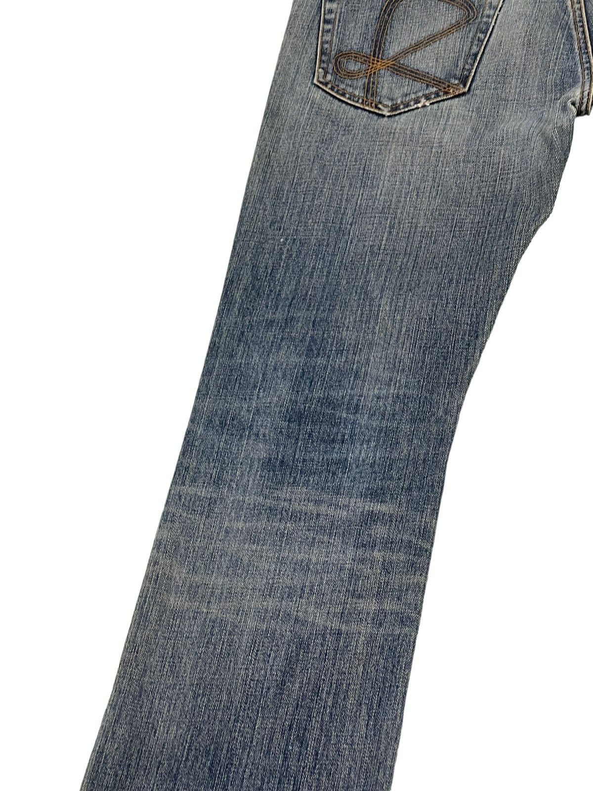Japanese Brand × Tornado Mart Flare Jeans Rico Japan Low Rise Boot Cut Zipped 40🟦 Size US 32 / EU 48 - 21 Thumbnail