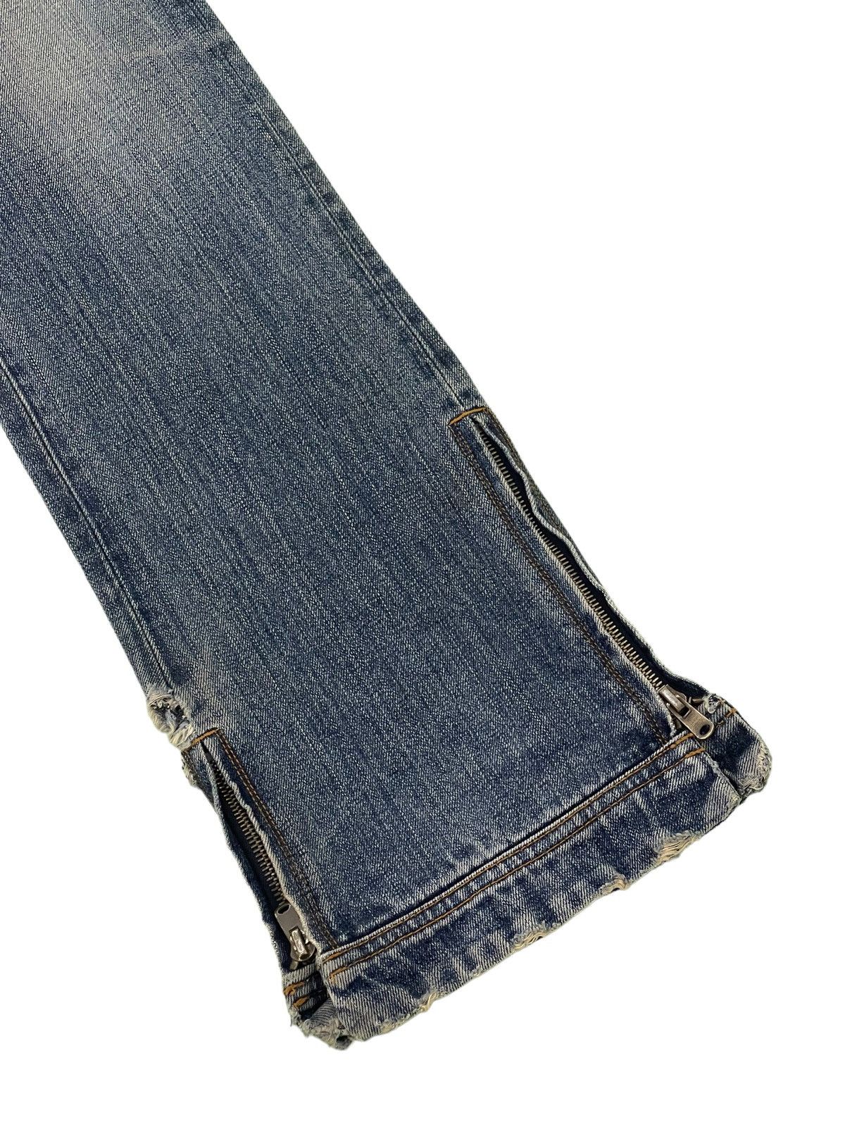 Japanese Brand × Tornado Mart Flare Jeans Rico Japan Low Rise Boot Cut Zipped 40🟦 Size US 32 / EU 48 - 8 Thumbnail