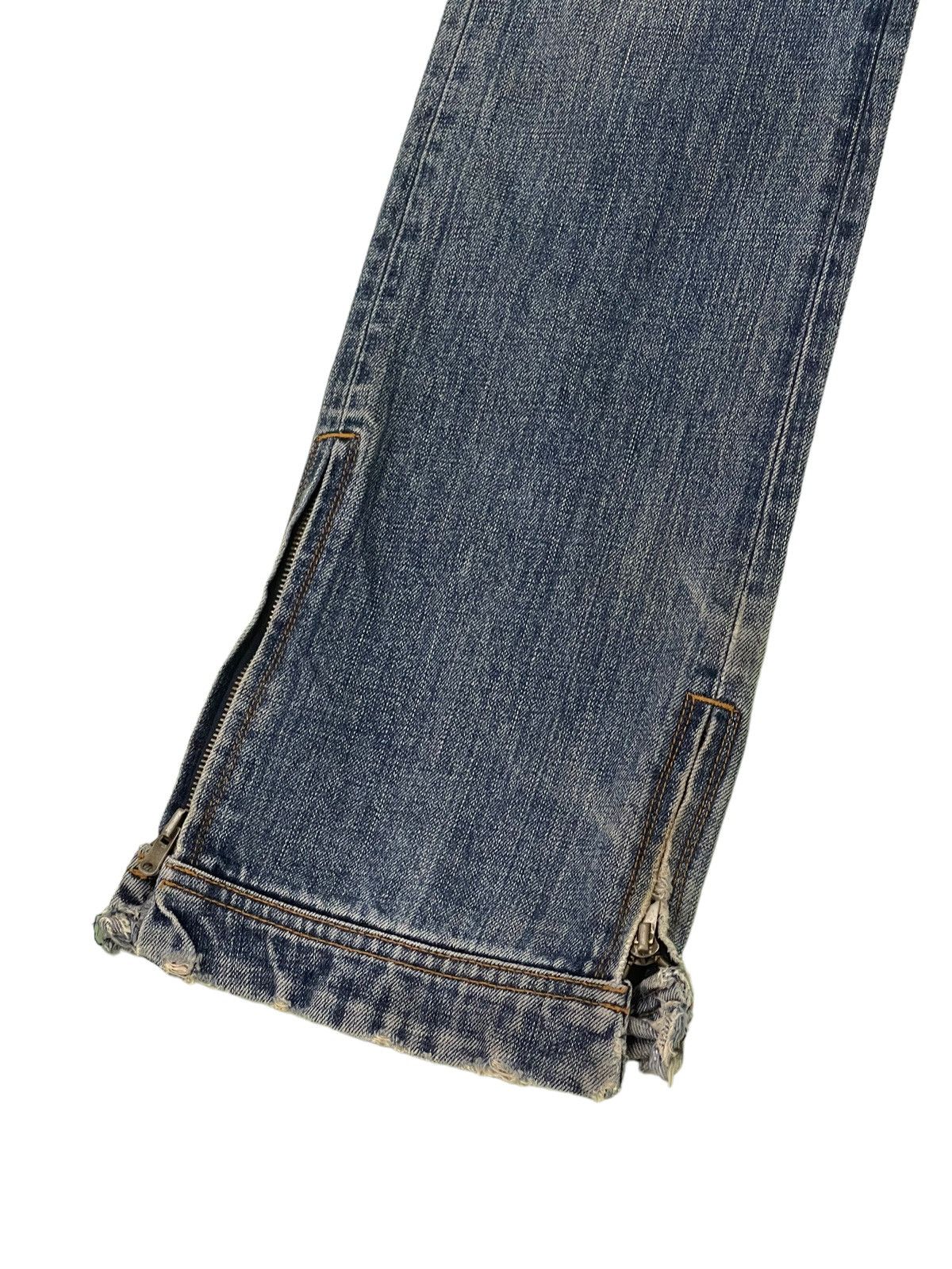 Japanese Brand × Tornado Mart Flare Jeans Rico Japan Low Rise Boot Cut Zipped 40🟦 Size US 32 / EU 48 - 9 Thumbnail