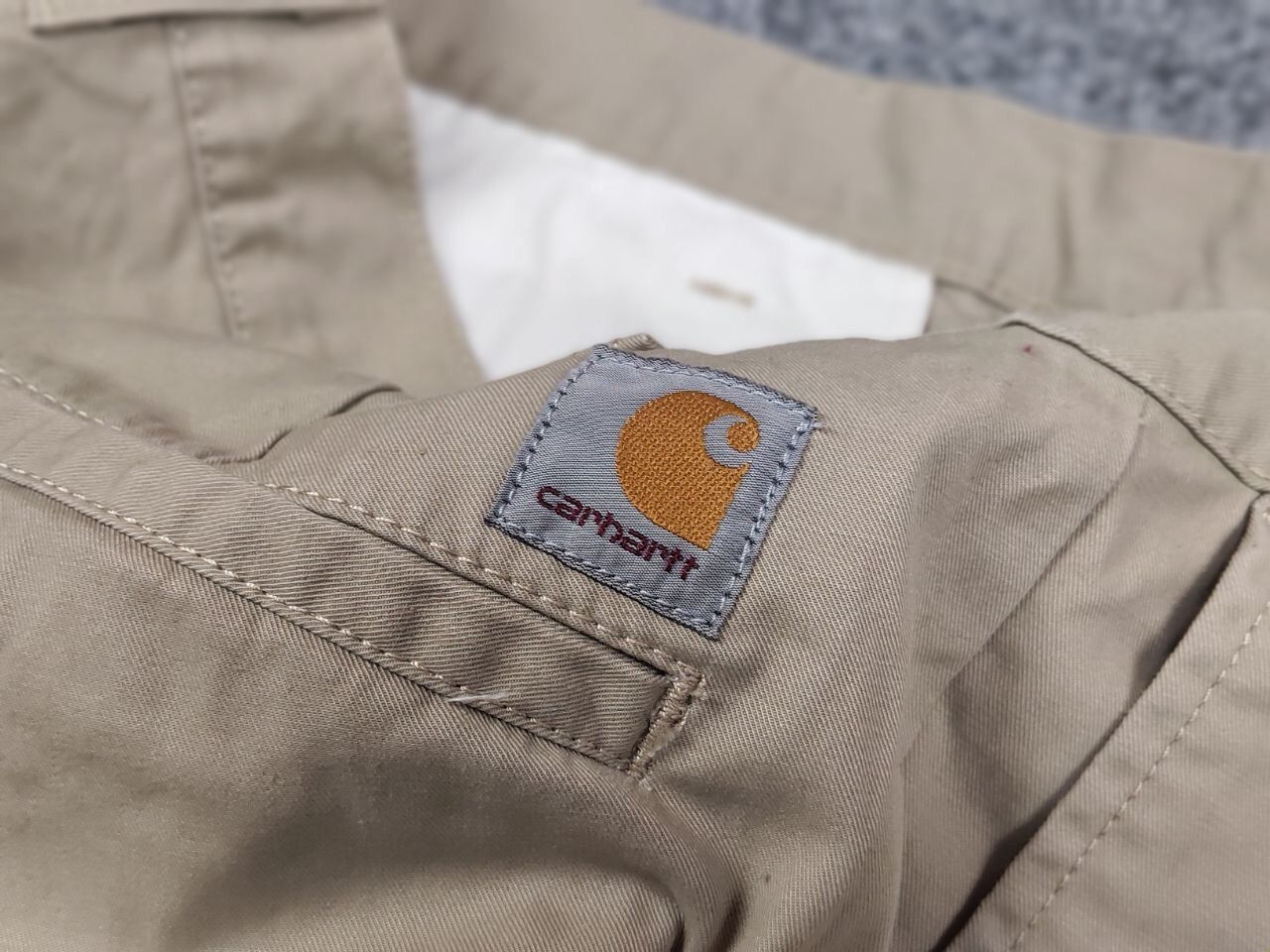 Carhartt Vintage 90's Carhartt Prime Pants Beige Trousers Regular Fit Size US 36 / EU 52 - 16 Thumbnail