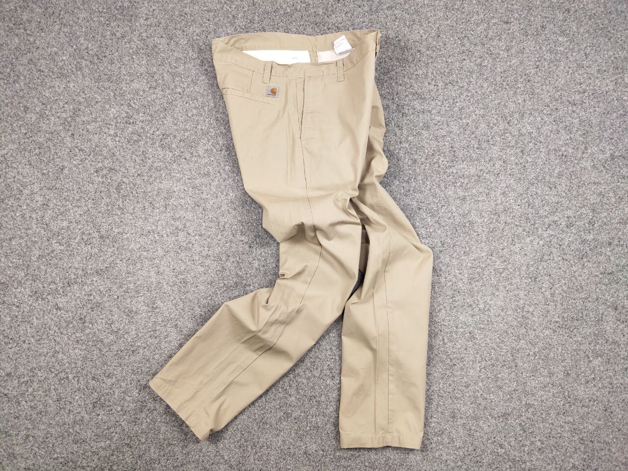 Carhartt Vintage 90's Carhartt Prime Pants Beige Trousers Regular Fit Size US 36 / EU 52 - 14 Thumbnail