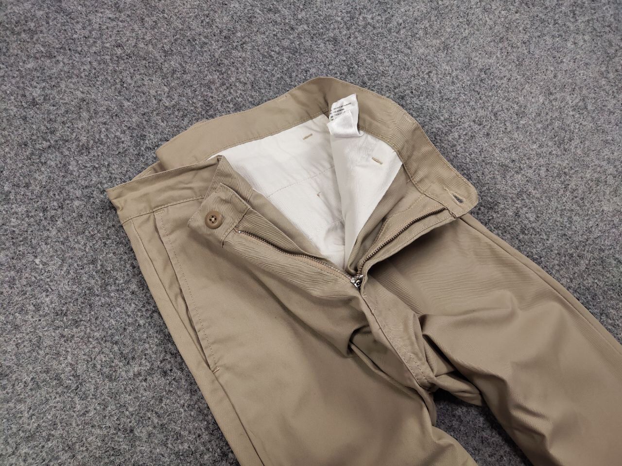 Carhartt Vintage 90's Carhartt Prime Pants Beige Trousers Regular Fit Size US 36 / EU 52 - 10 Thumbnail