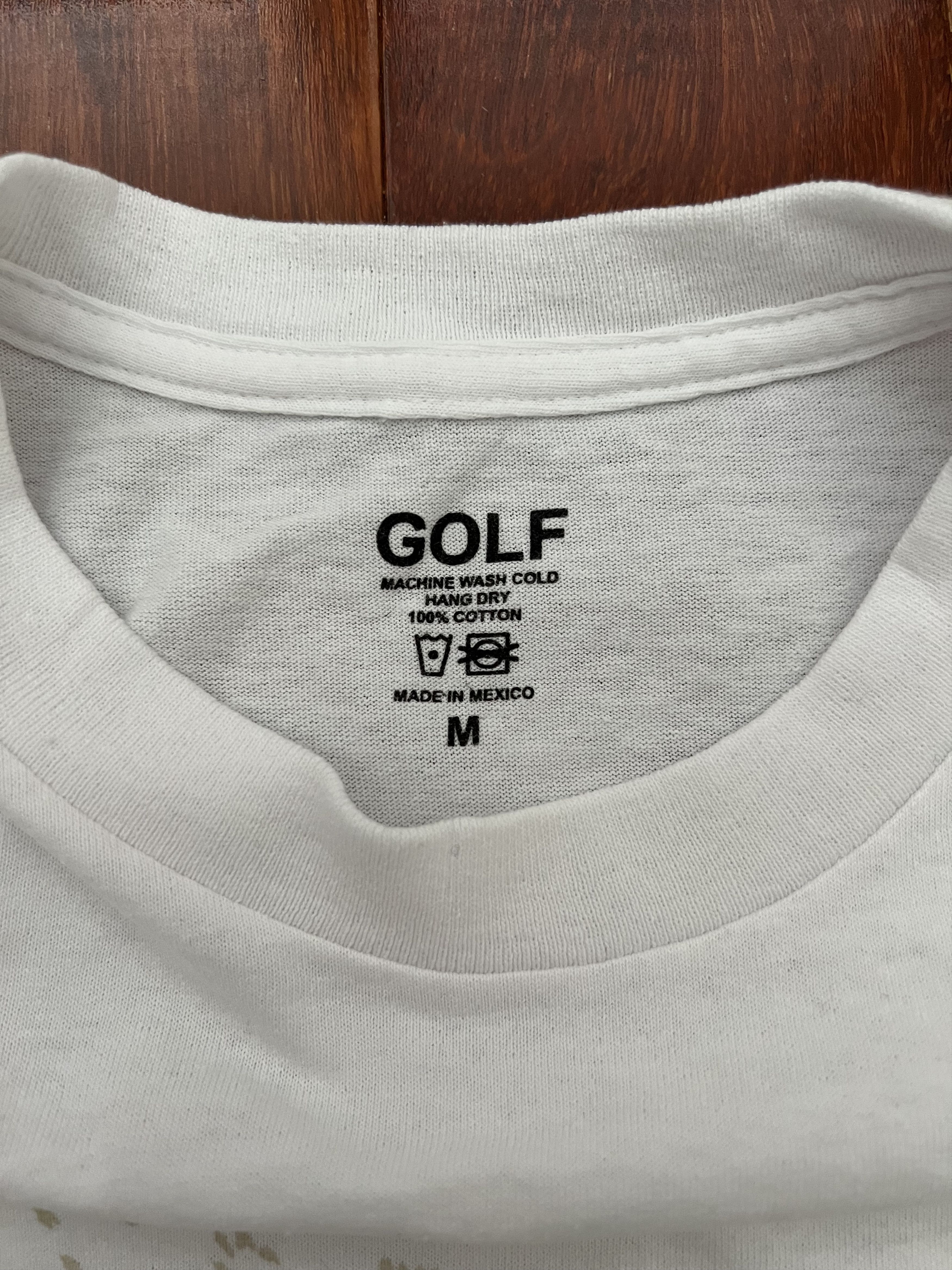 Golf Wang × Tyler The Creator 💚 Golf Wang Cowboy Tee White Medium Size US M / EU 48-50 / 2 - 4 Thumbnail