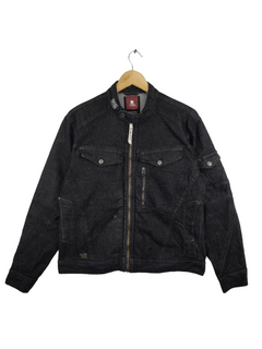 Vintage Black Denim Jacket unbranded 