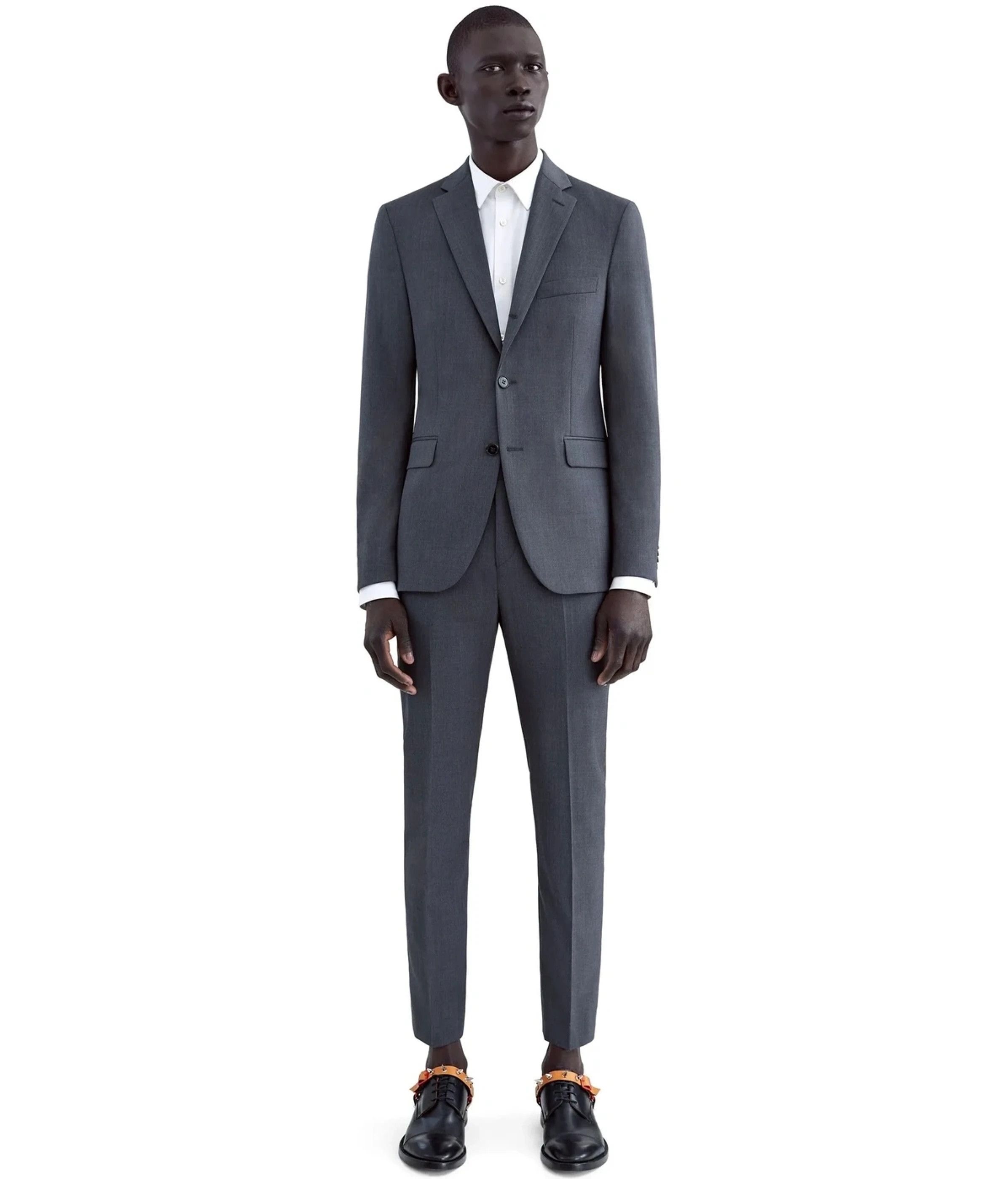 Acne Studios Drifter Wool Suit in Dark Grey