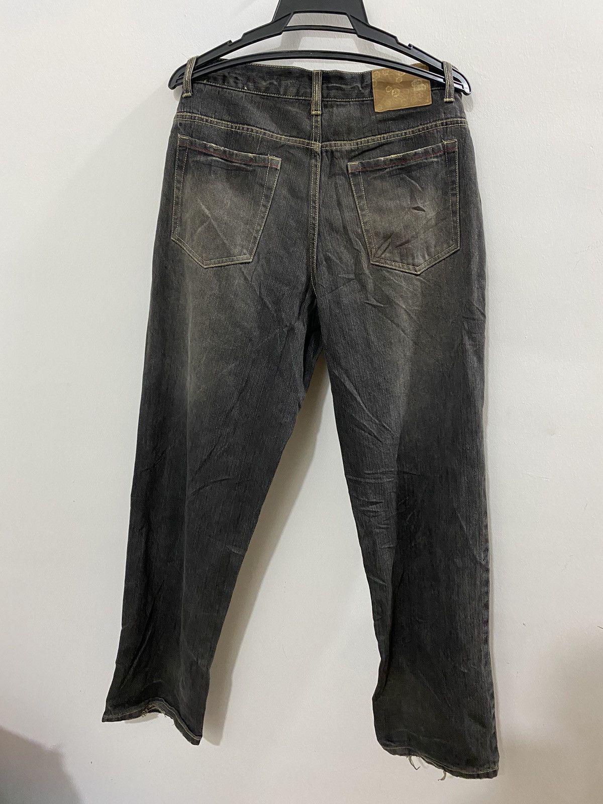 Japanese Brand Vintage Karakuri American Rapper Jeans Print Koi Fish Size US 31 - 9 Thumbnail
