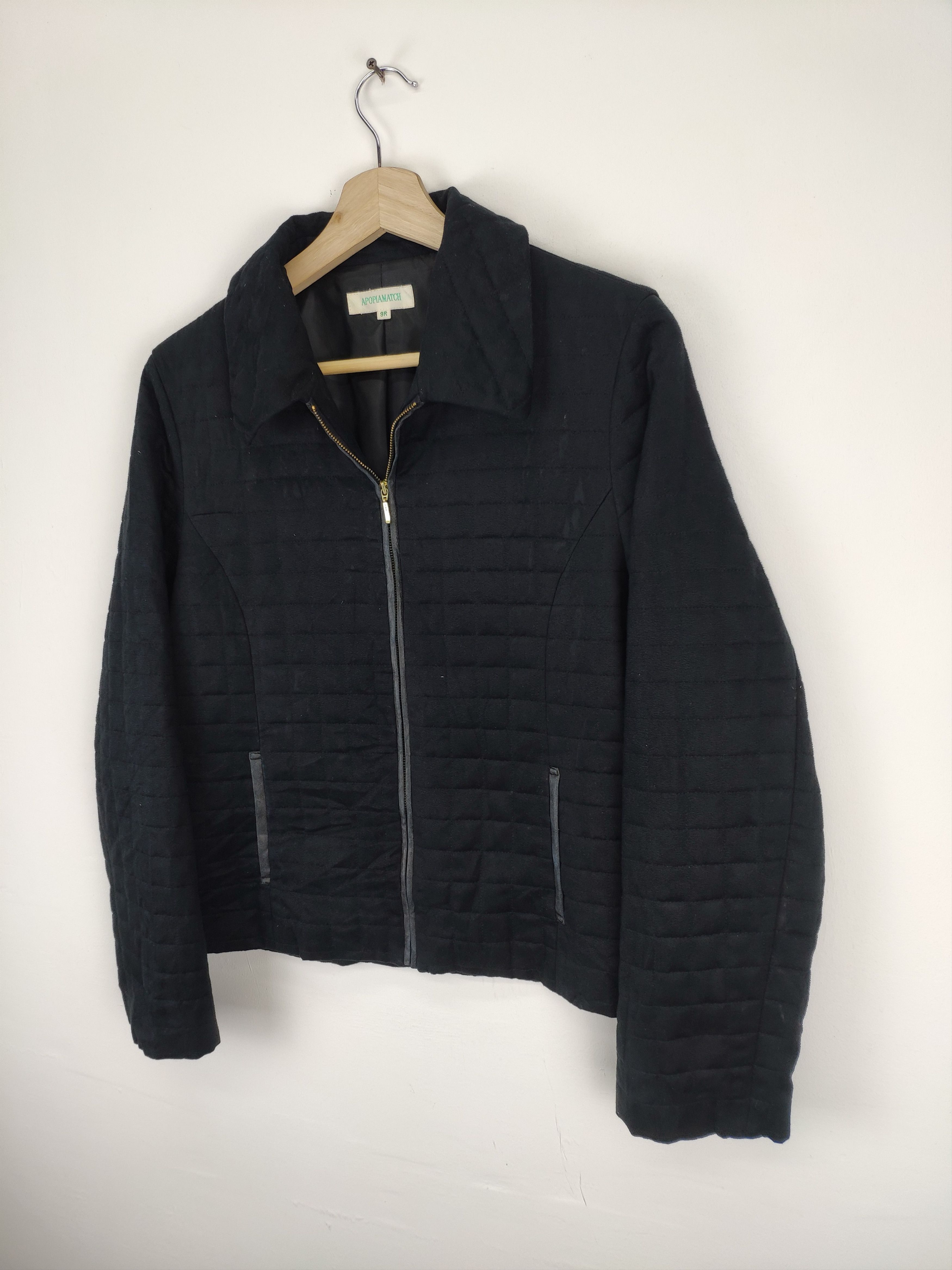 Japanese Brand × Moleskine × Vintage Vintage Moleskine Quilted Jacket Black Issey Miyake Style Size US S / EU 44-46 / 1 - 2 Thumbnail