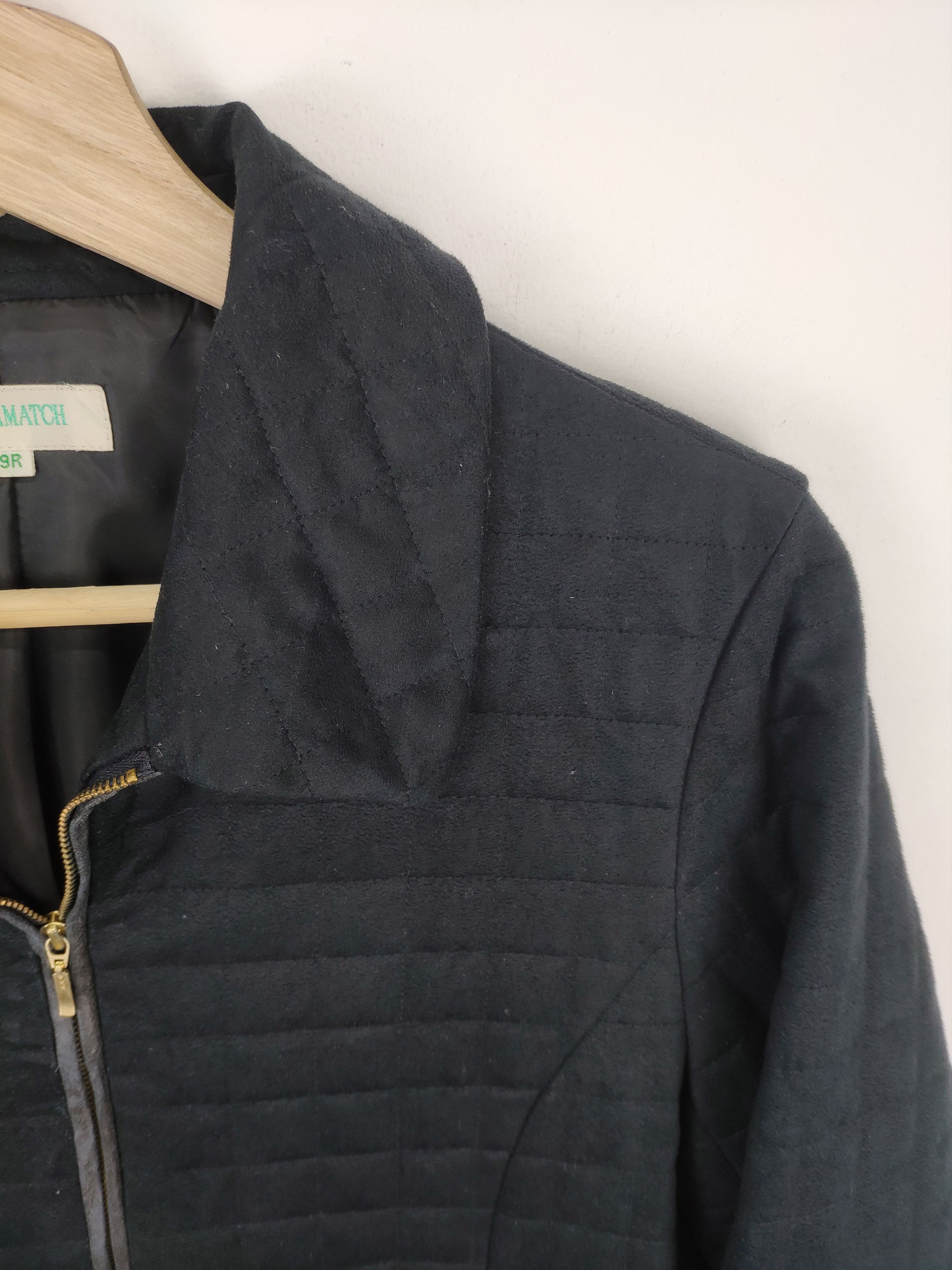 Japanese Brand × Moleskine × Vintage Vintage Moleskine Quilted Jacket Black Issey Miyake Style Size US S / EU 44-46 / 1 - 9 Thumbnail