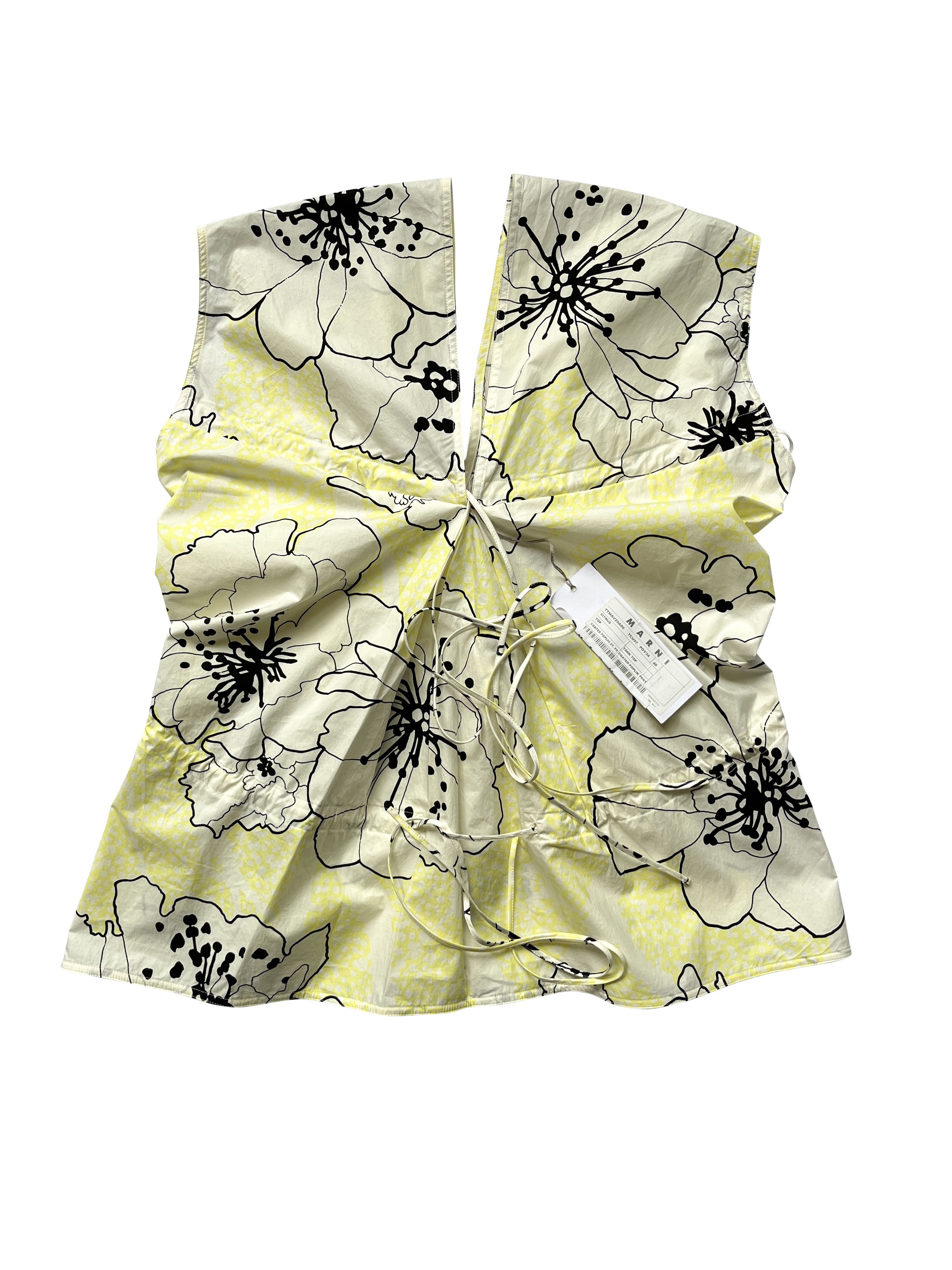 Marni ⚡️QUICK SALE⚡️Marni Citrus Floral Pattern Tank Top Size L / US 10 / IT 46 - 1 Thumbnail
