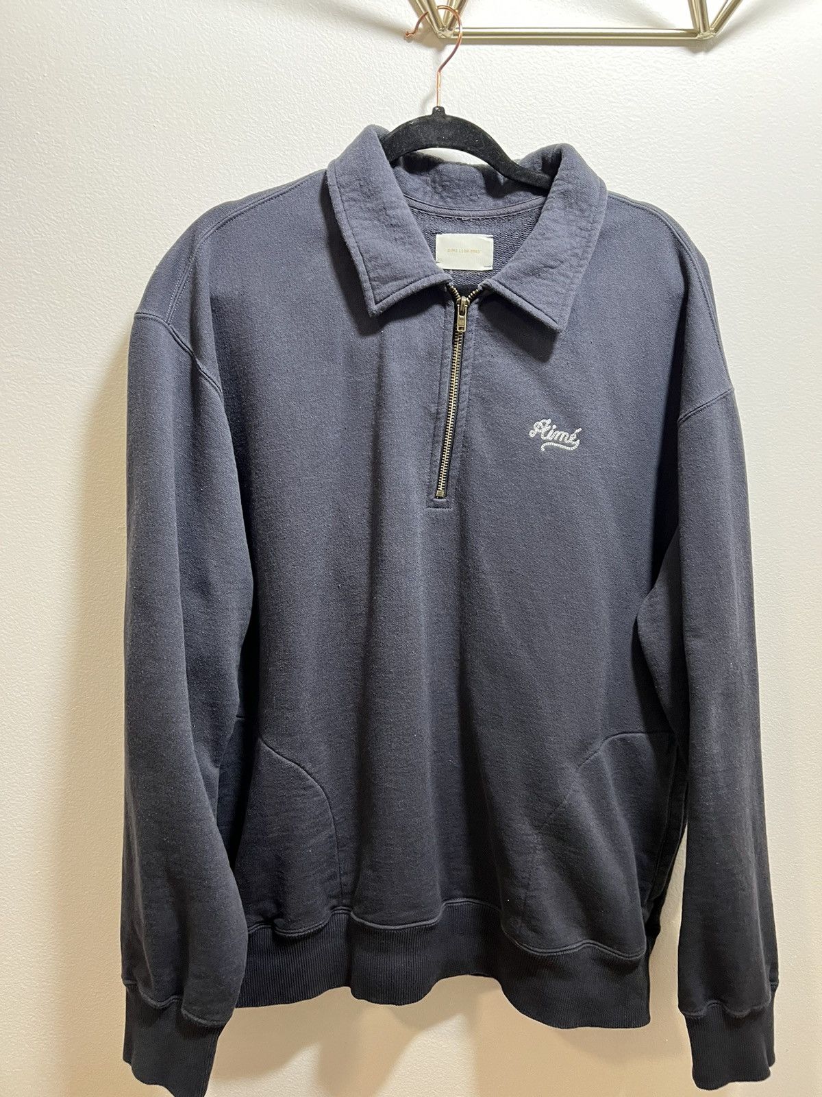 Aime Leon Dore Mulberry chains stitch 1/4th zip