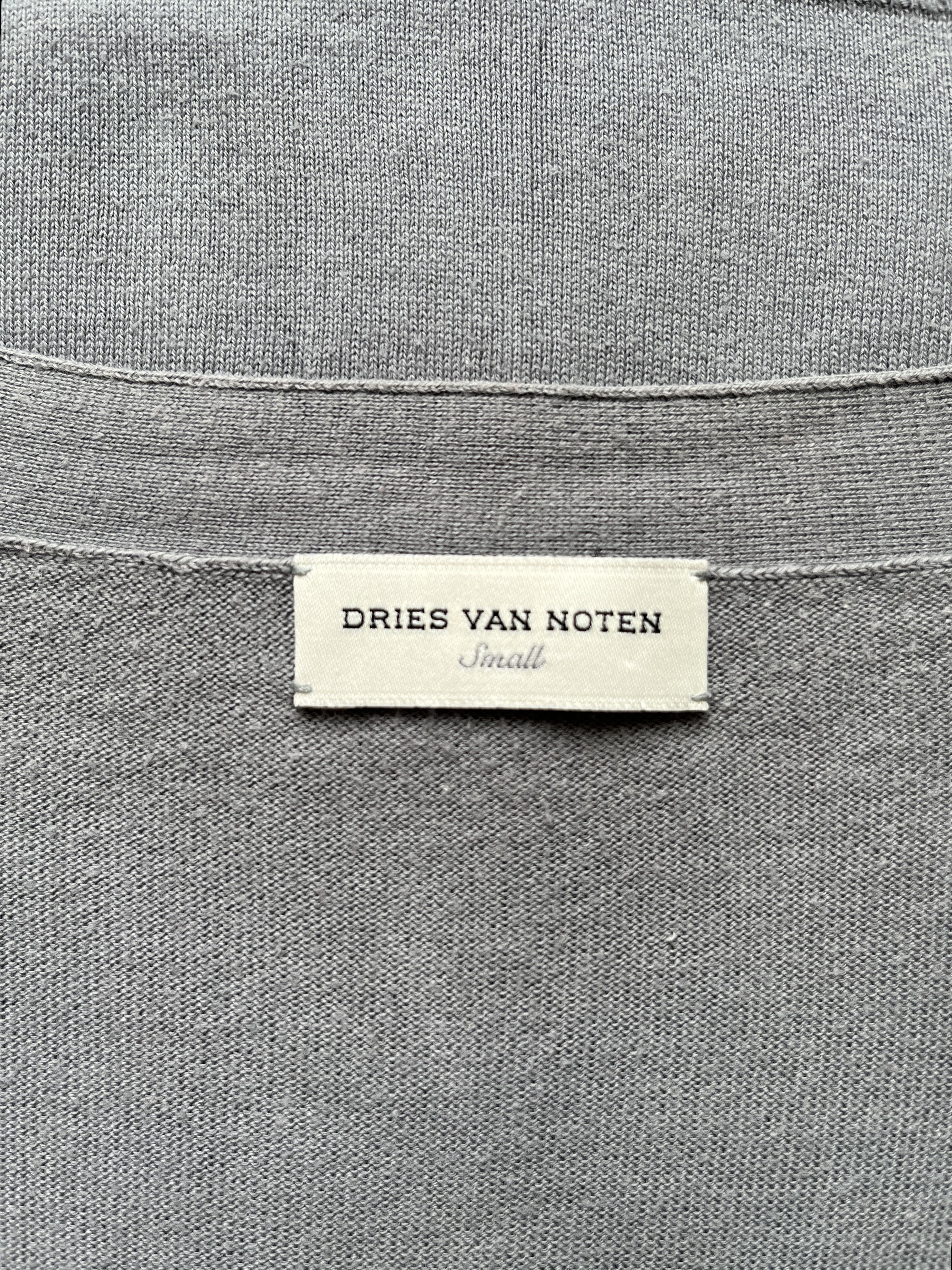 Dries Van Noten ⚡️QUICK SALE⚡️Dries Van Noten Gray Cotton Cardigan Size US S / EU 44-46 / 1 - 3 Thumbnail