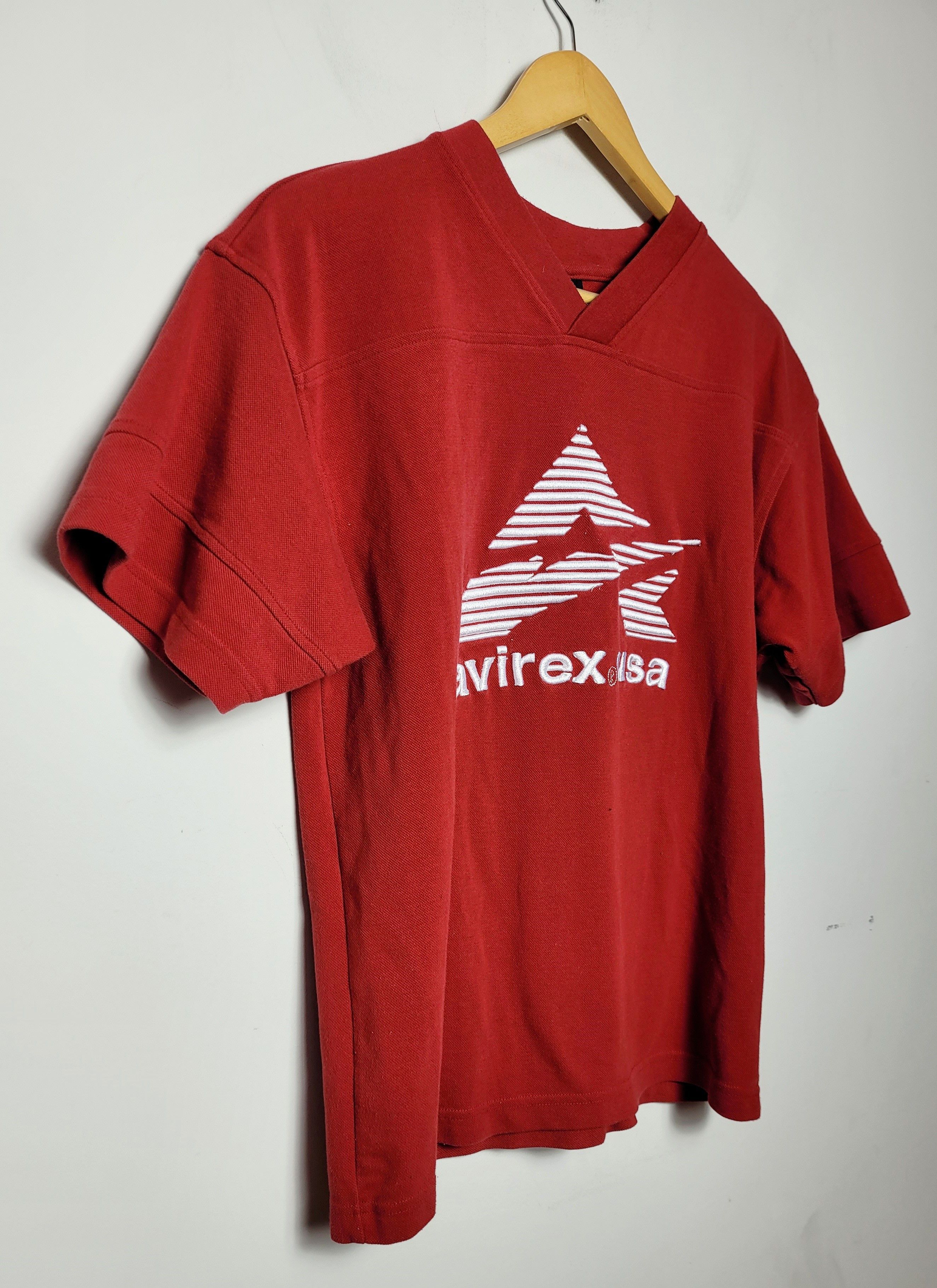 Avirex vintage big embroided logo AVIREX t-shirt Size US M / EU 48-50 / 2 - 2 Thumbnail