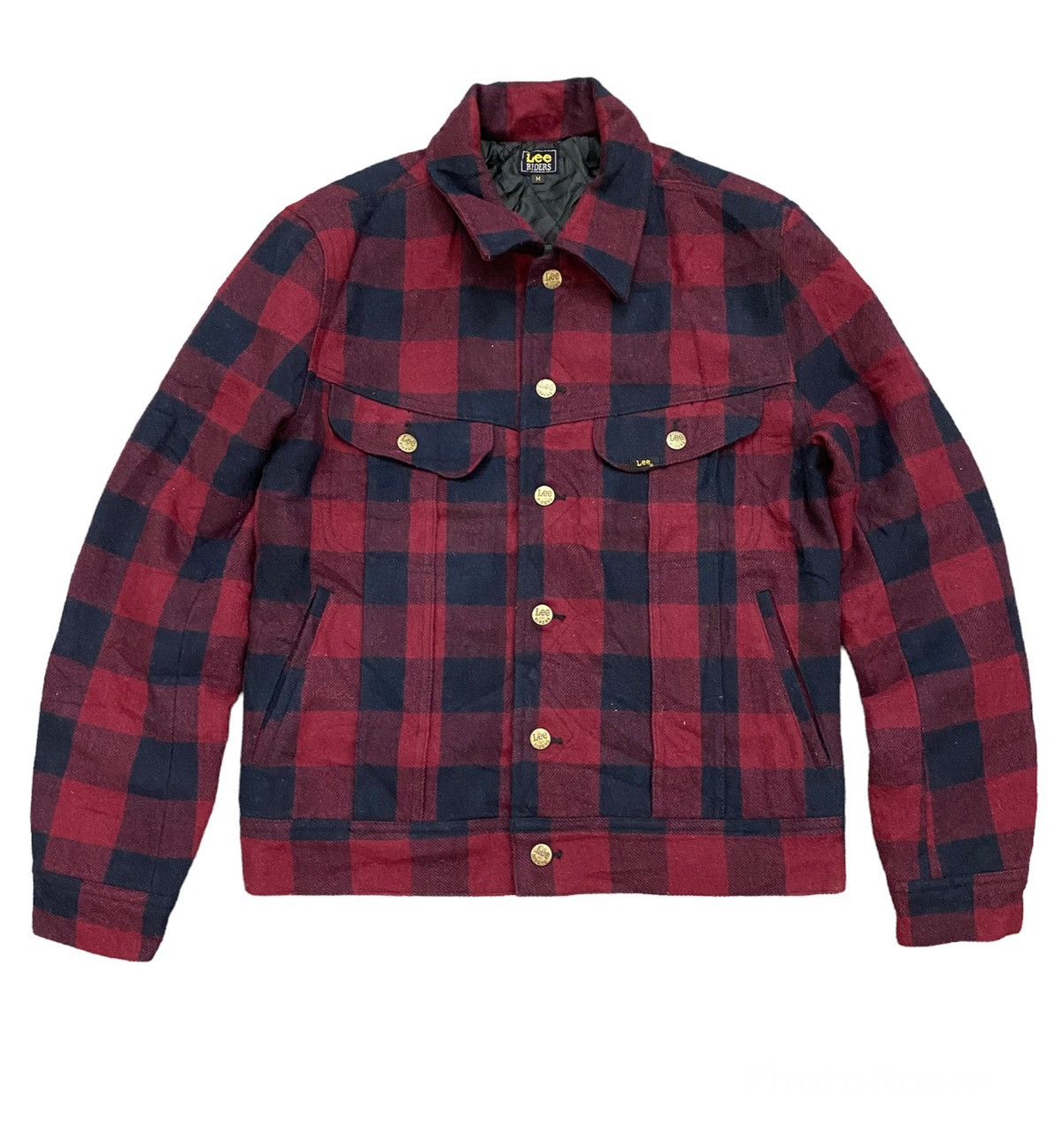 Lee Lee Riders Wool Plaid Jacket Size US M / EU 48-50 / 2 - 1 Thumbnail