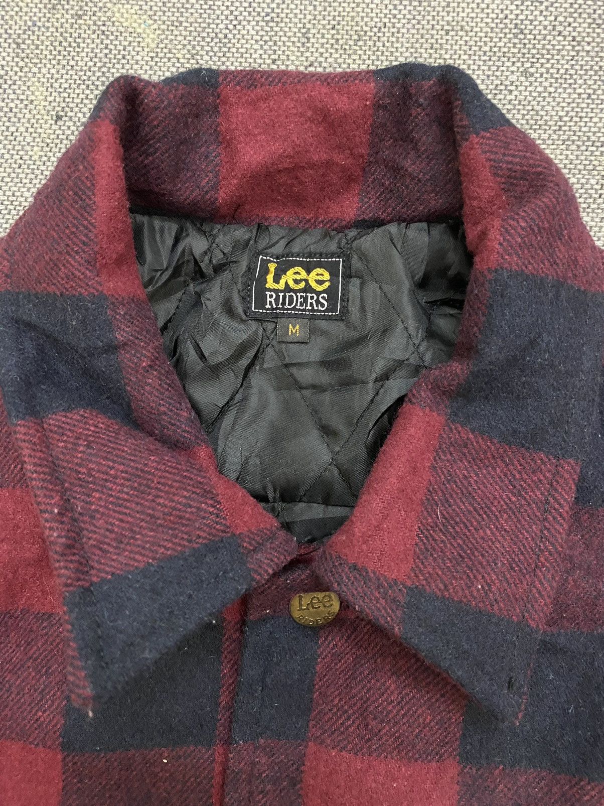 Lee Lee Riders Wool Plaid Jacket Size US M / EU 48-50 / 2 - 4 Thumbnail