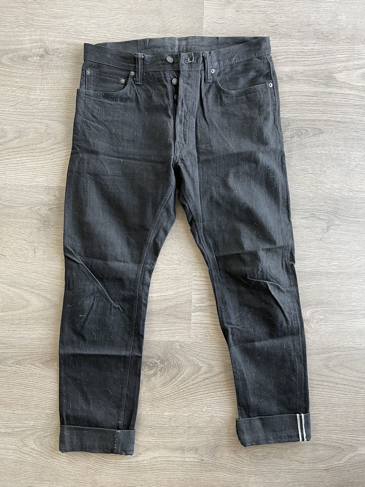 PURE BLUE JAPAN 1143 12OZ JEANS // STRAIGHT TAPERED