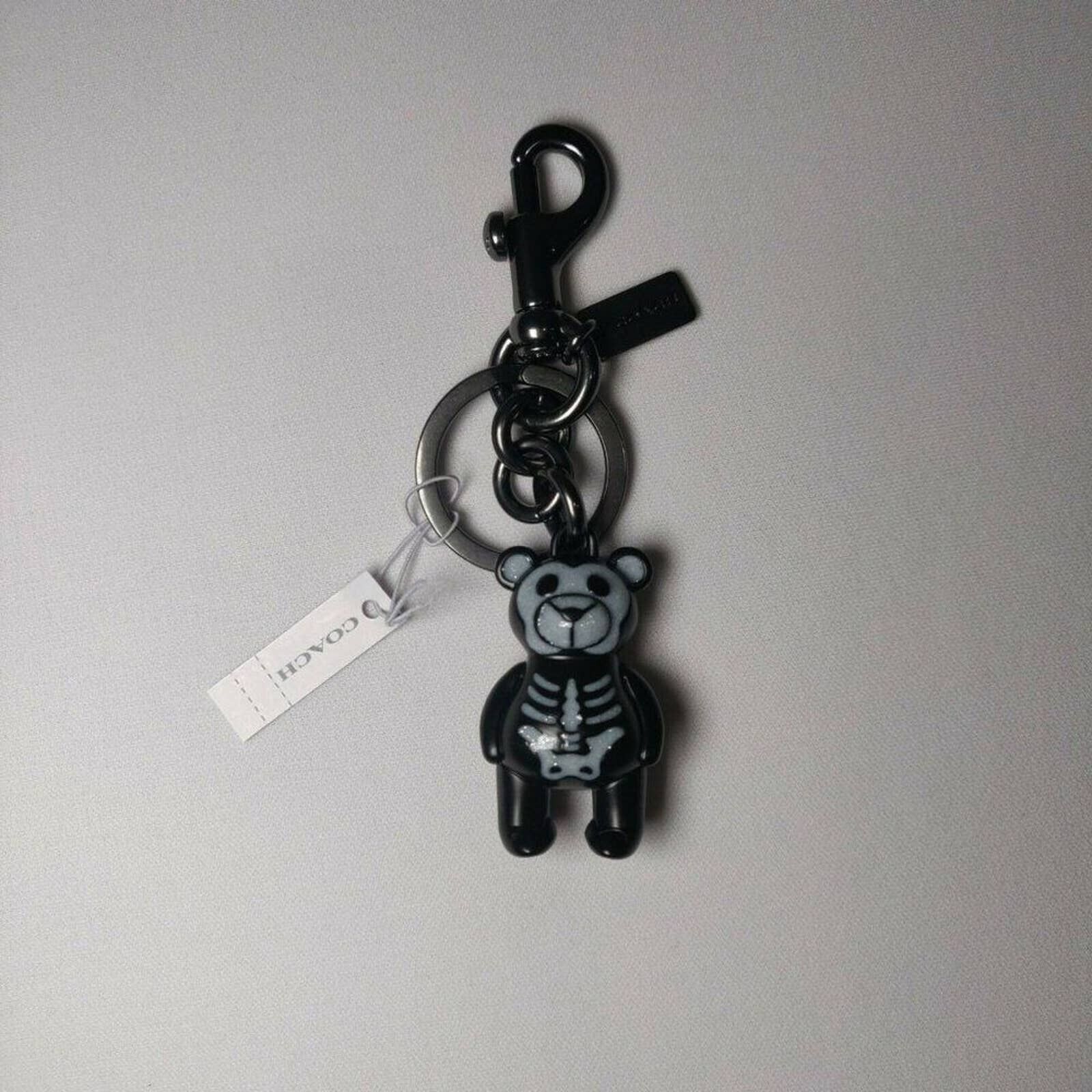 Coach Skeleton Bear Keychain popular