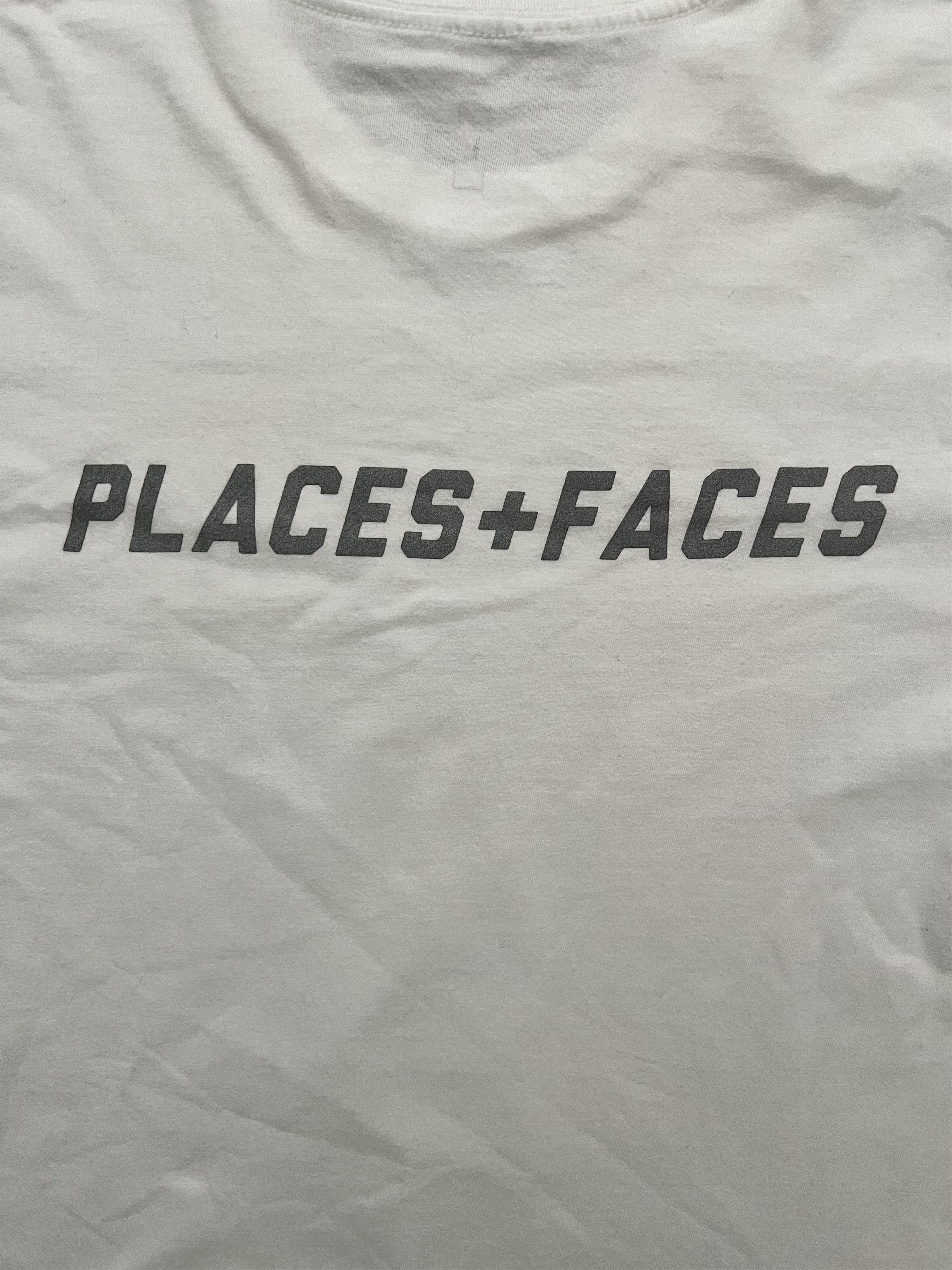 Places + Faces 💚 Places + Faces White Logo Tee Large Size US L / EU 52-54 / 3 - 3 Thumbnail